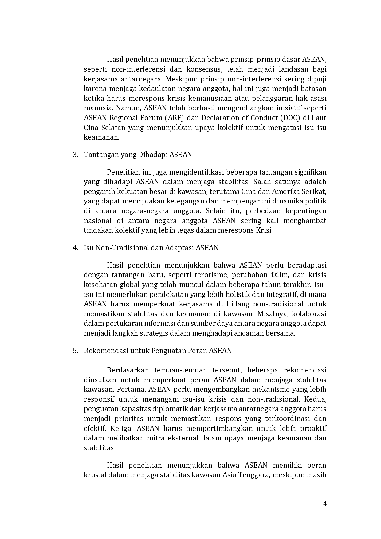 juris Studi Peran Asean dalam Menjaga Stabilitas Kawasan Asia Tenggara