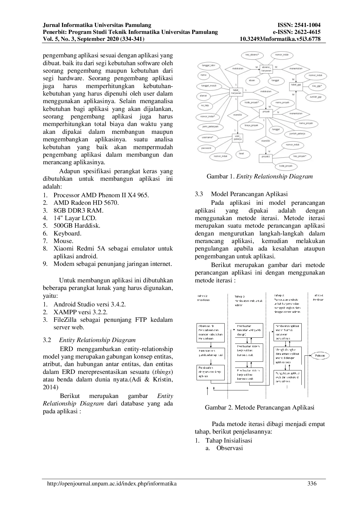 JURIS Rancang Bangun Aplikasi Penggajian Menggunakan Hybrid Mobile Programming di CV Agung Glass