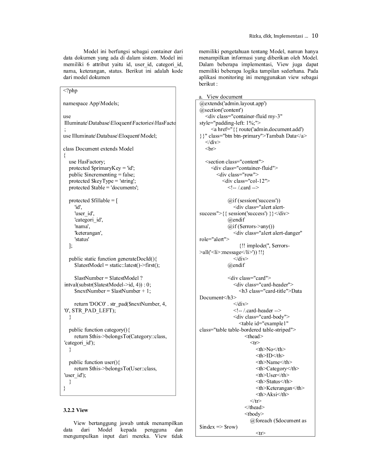 JURIS Implementasi Laravel pada Aplikasi Monitoring Dokumen Berbasis Website dengan Metode Extrem Programming