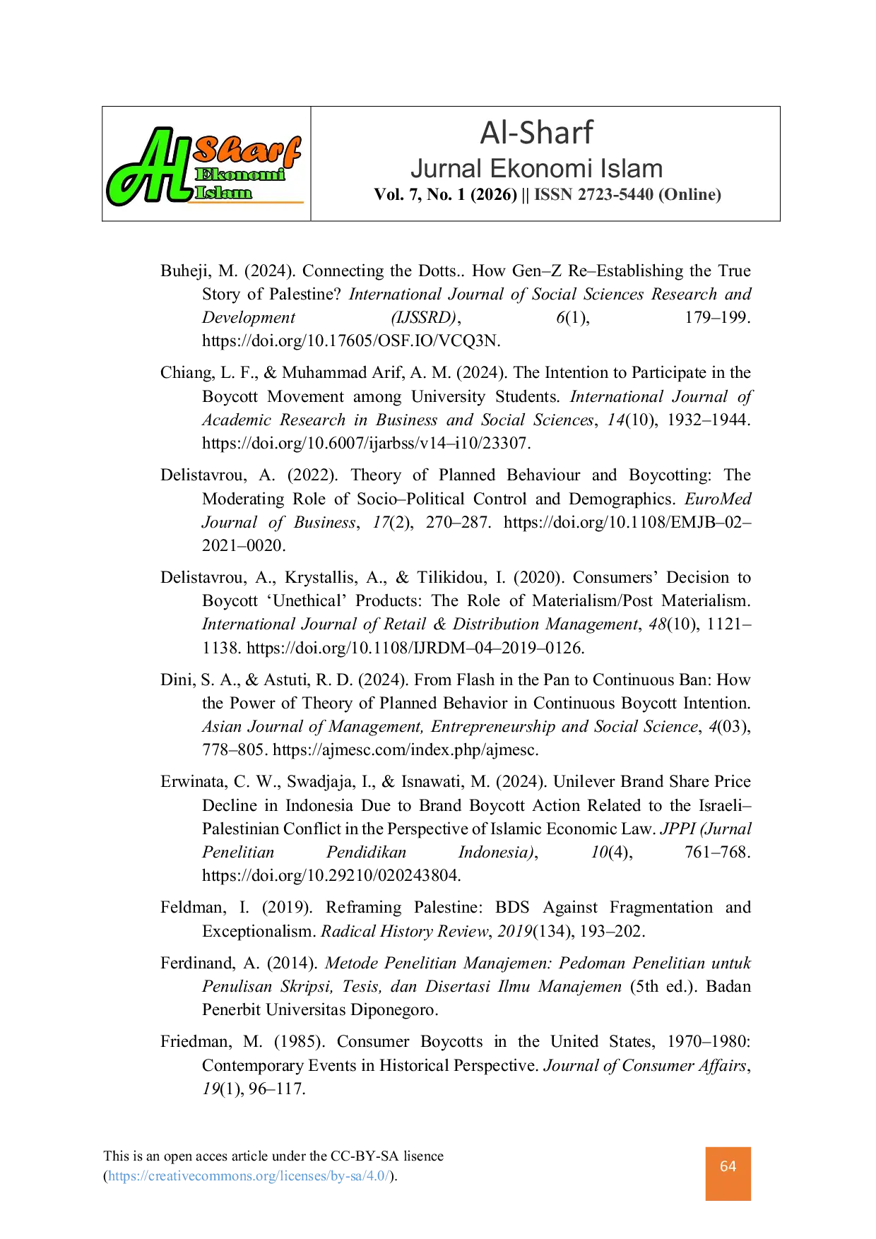JURIS Analysis of Factors Influencing Muslim Consumers Intention to Boycott Unilever Products Related to the Israel Palestine Conflict A Study on Generation Z Muslims in Semarang City