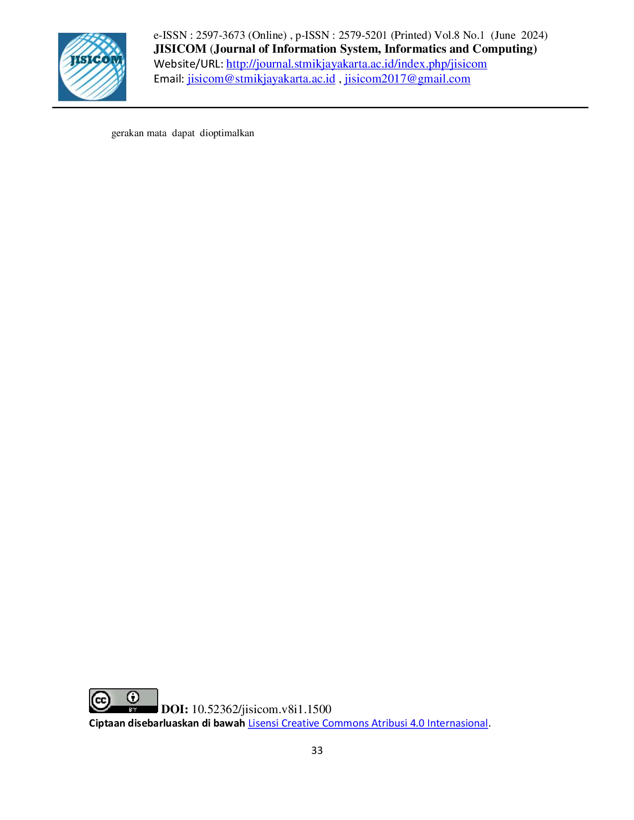 JURIS Eye Movement Detection For Cursor Navigation A Comprehensive Study Of Real Time Tracking And Interface Interaction