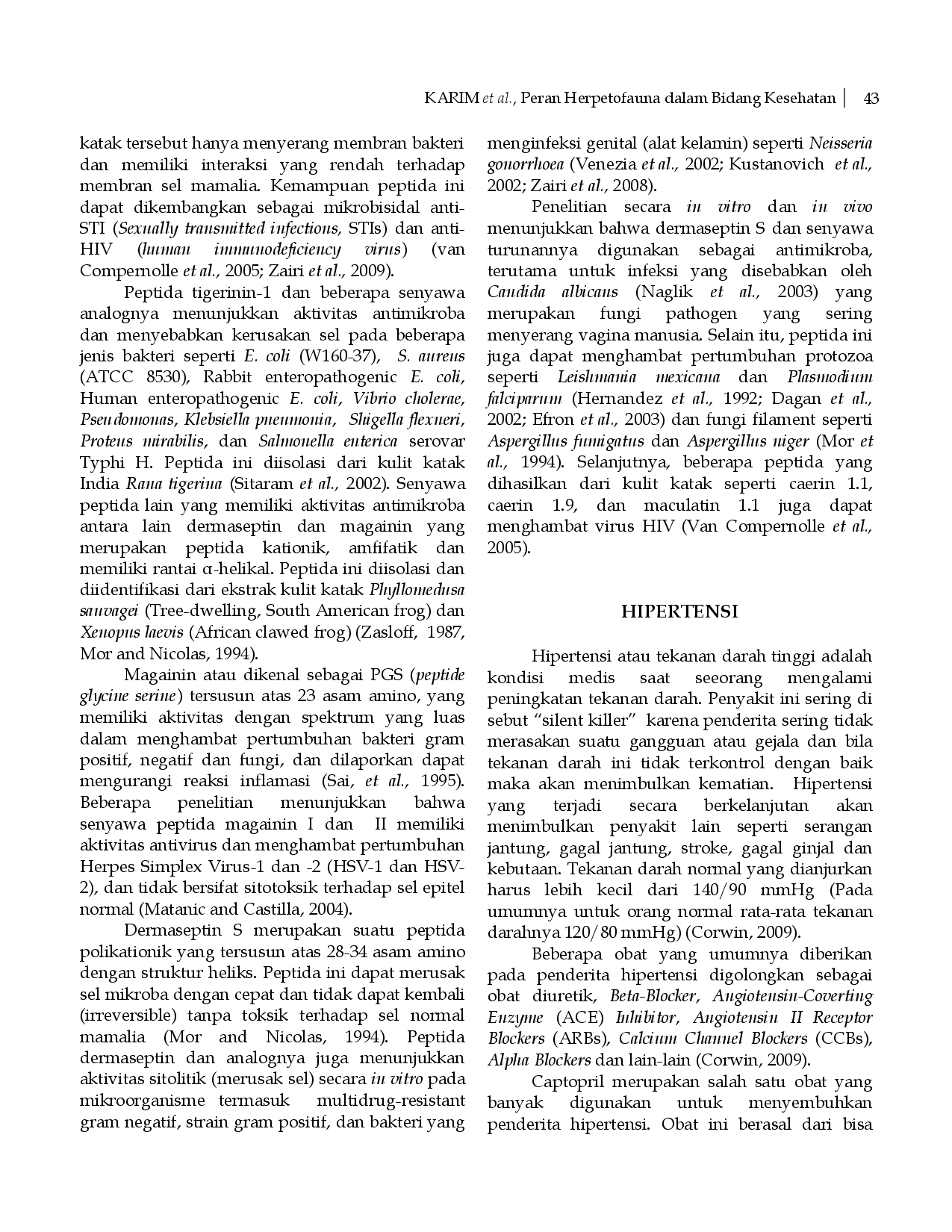 juris Peran Herpetofauna dalam Bidang Kesehatan Peluang dan Tantangan