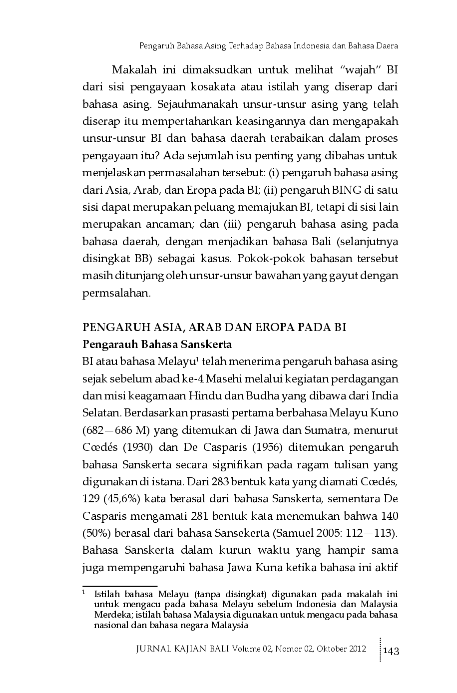 juris Pengaruh Bahasa Asing terhadap Bahasa Indonesia dan Bahasa Daerah Peluang atau Ancaman