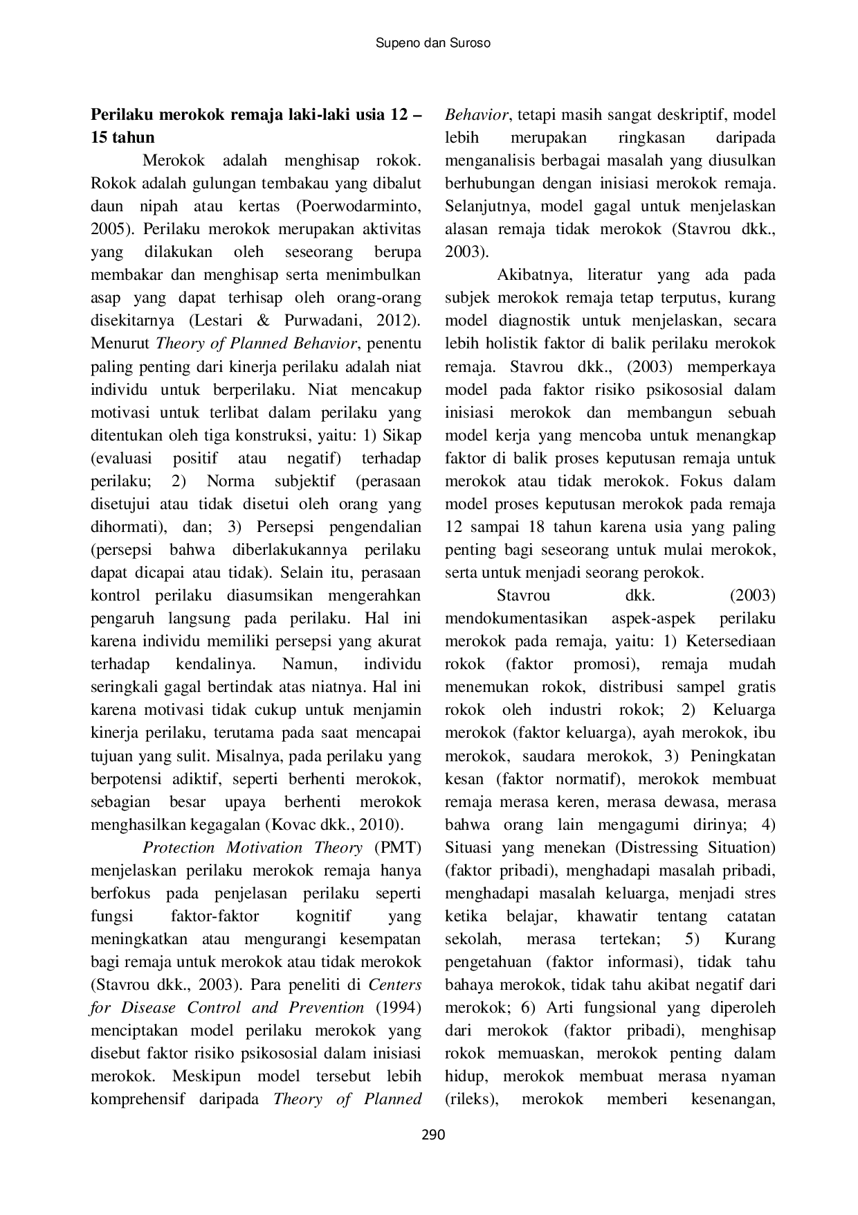 JURIS Kematangan Emosi Efikasi Diri dan Perilaku Merokok Remaja Laki Laki Usia 12 15 Tahun