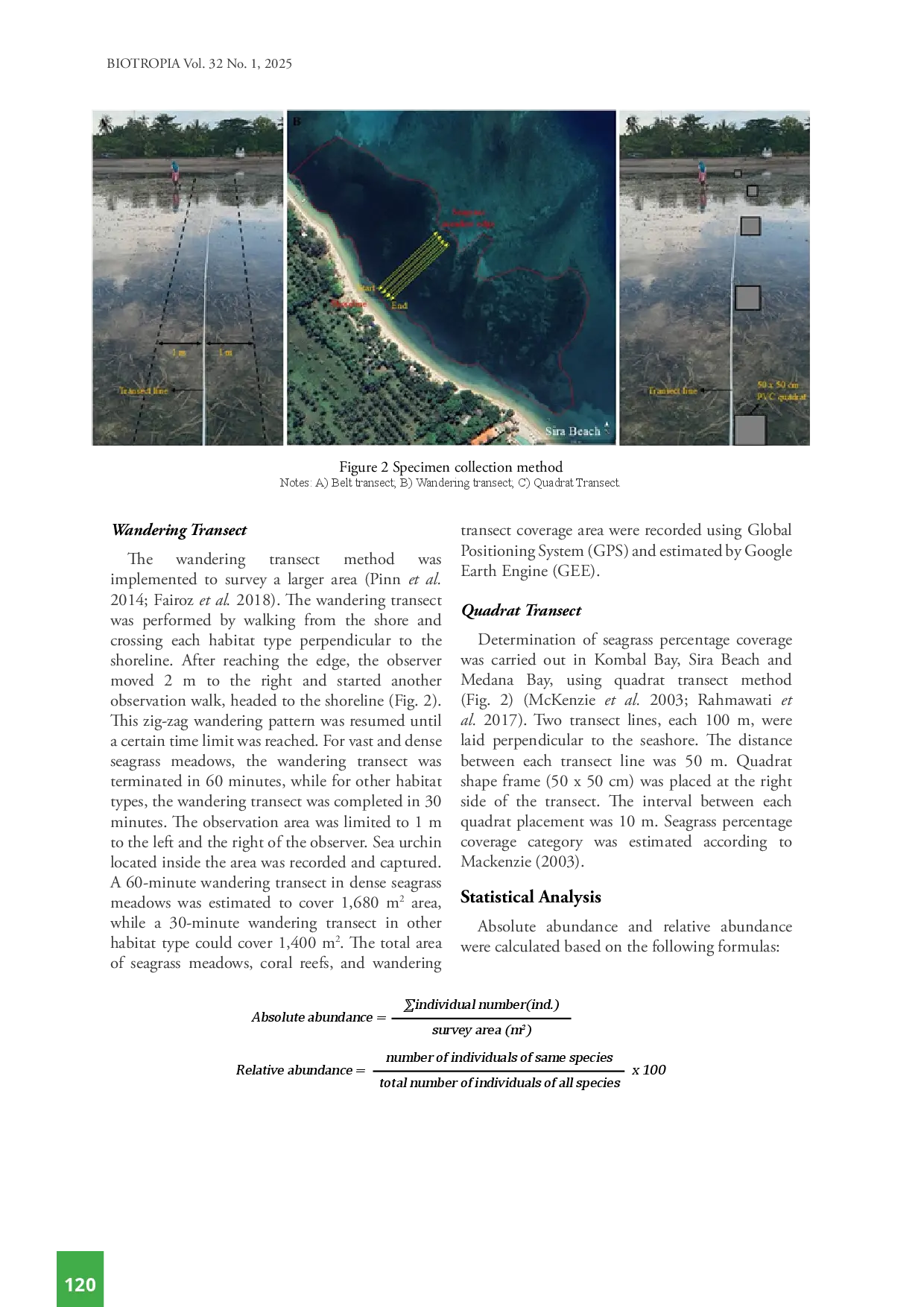 juris DIVERSITY MORPHOMETRY AND POPULATION ABUNDANCE OF SEA URCHIN Tripneustes gratilla IN NORTH LOMBOK