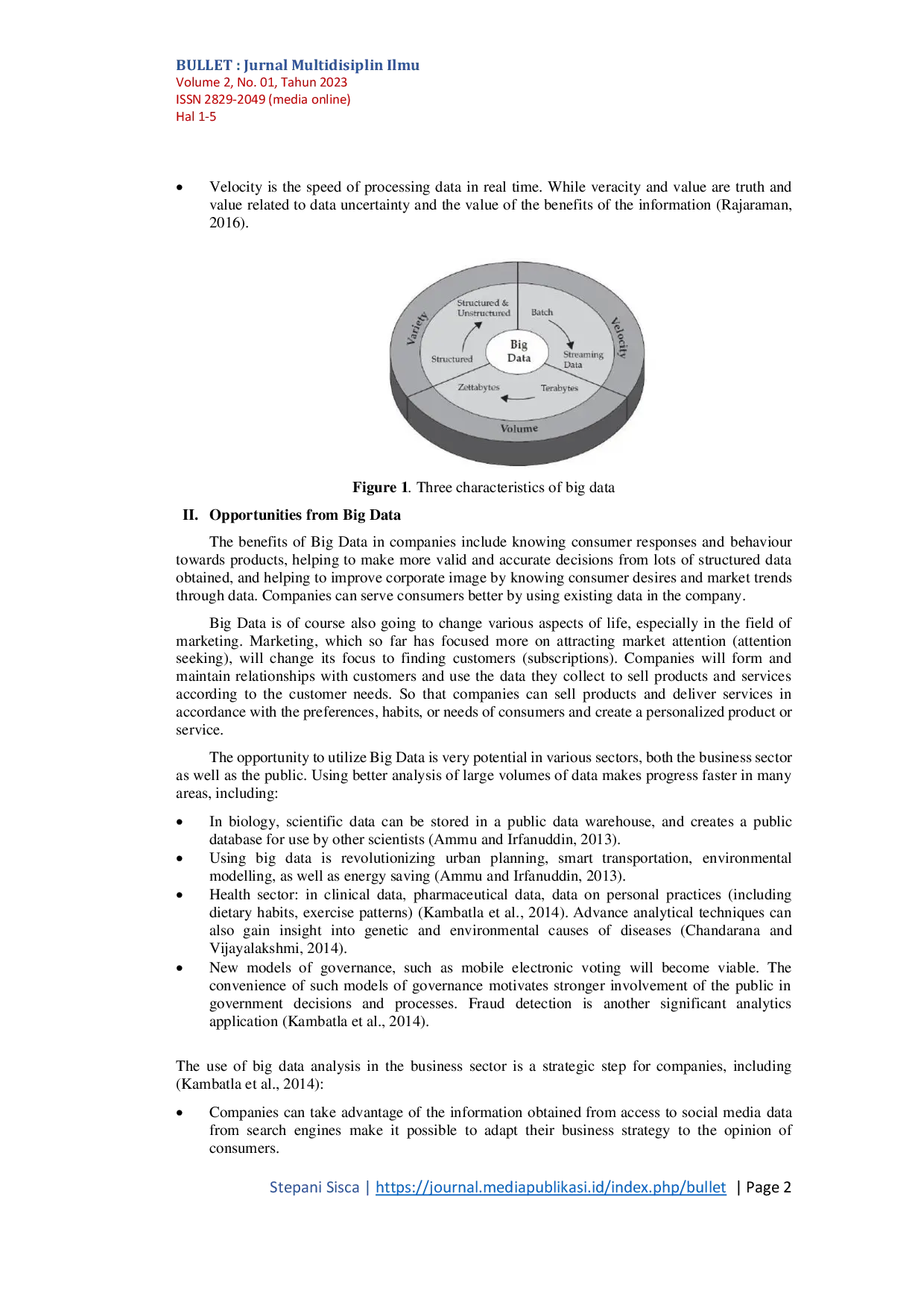 JURIS Big Data Concepts Opportunities Challenges and Paradoxes