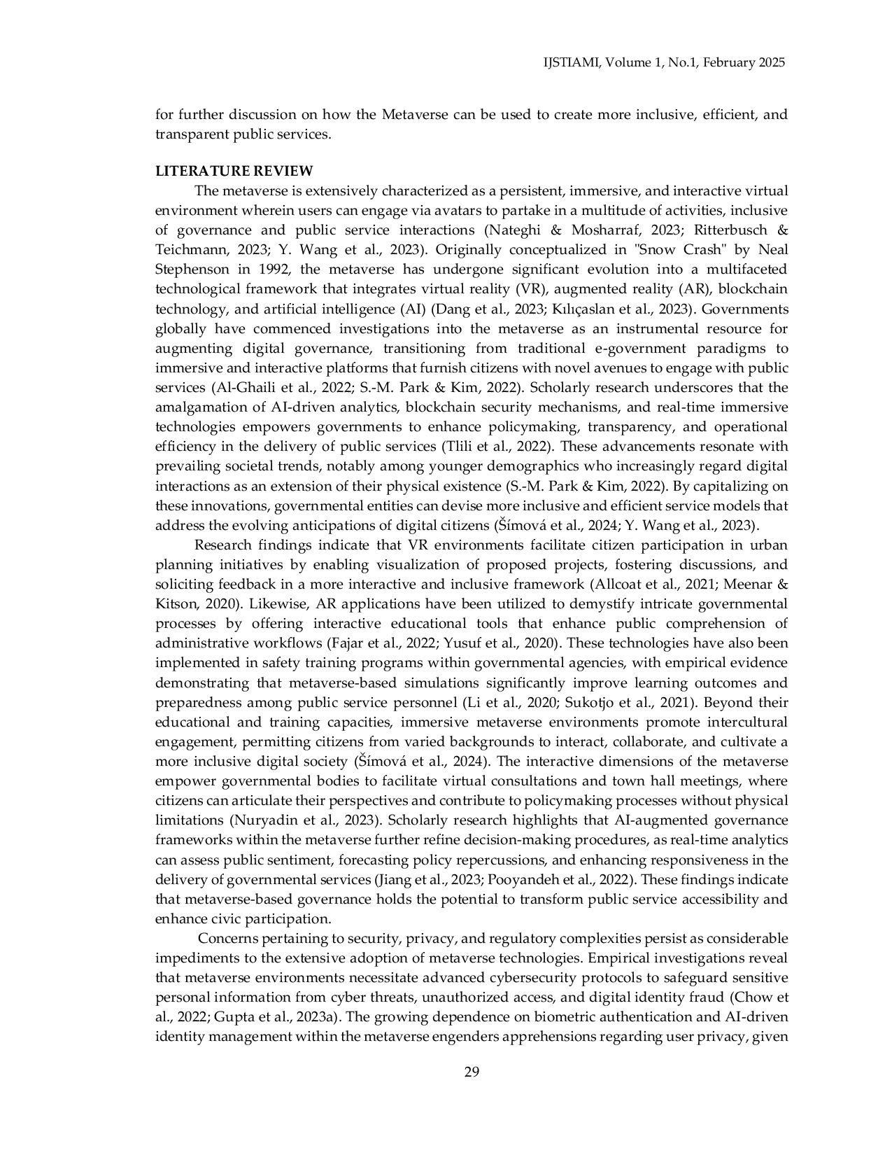 JURIS E Government and the Metaverse Opportunities Challenges and Digital Innovations