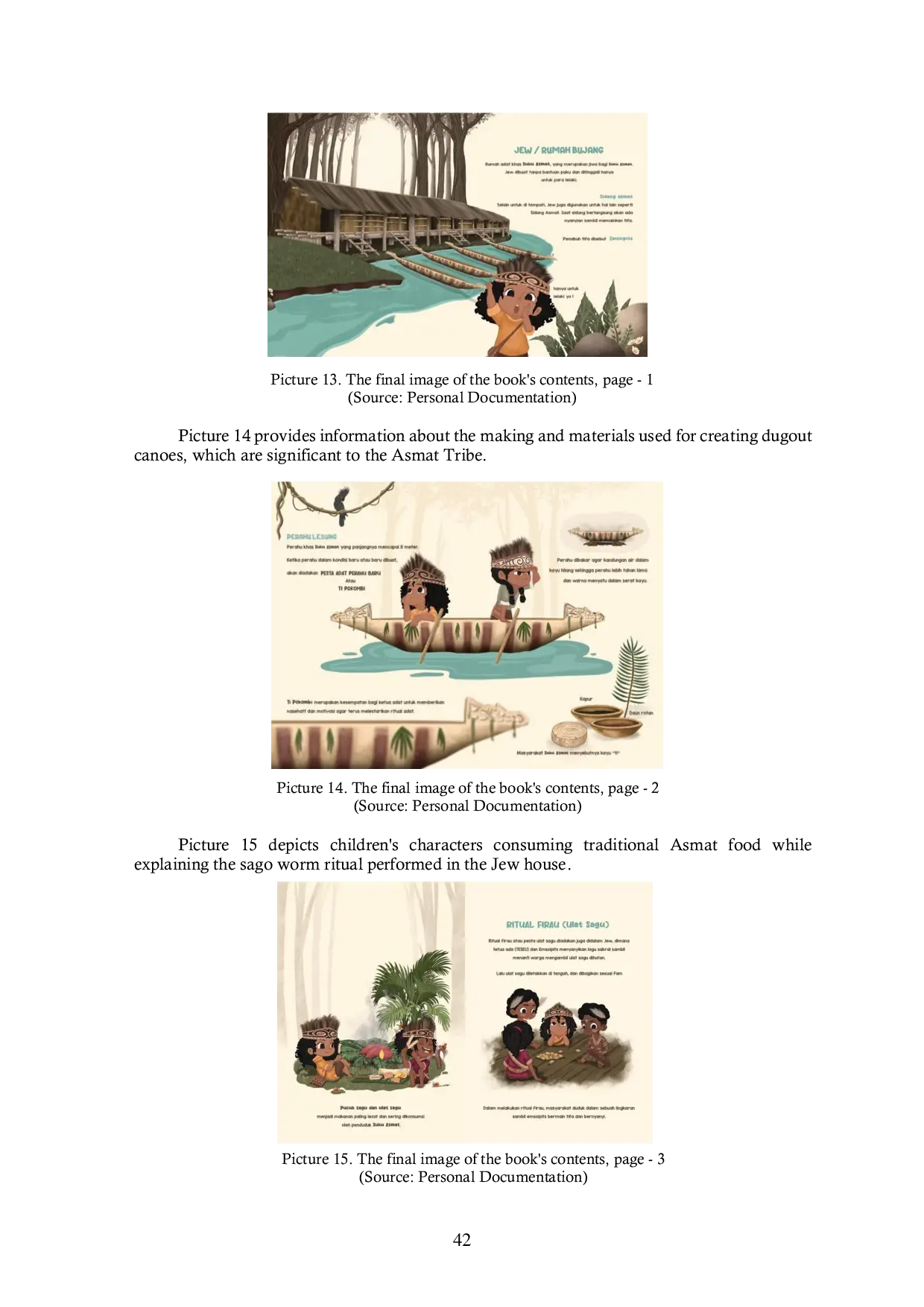 JURIS Illustrated book design on Asmat tribe culture in Papua Promoting local cultural awareness among children
