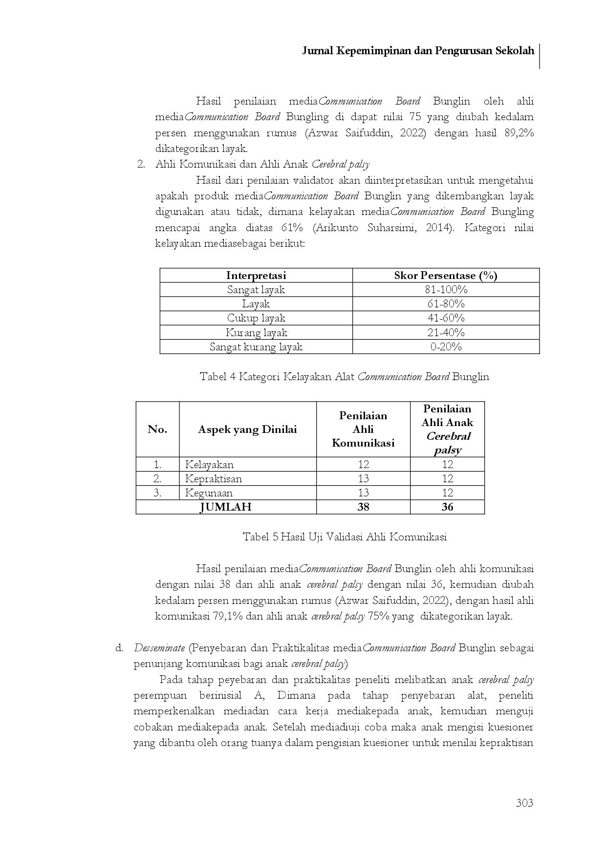 juris Communication Board Bunglin MediaKomunikasi Untuk Anak Cerebral Palsy