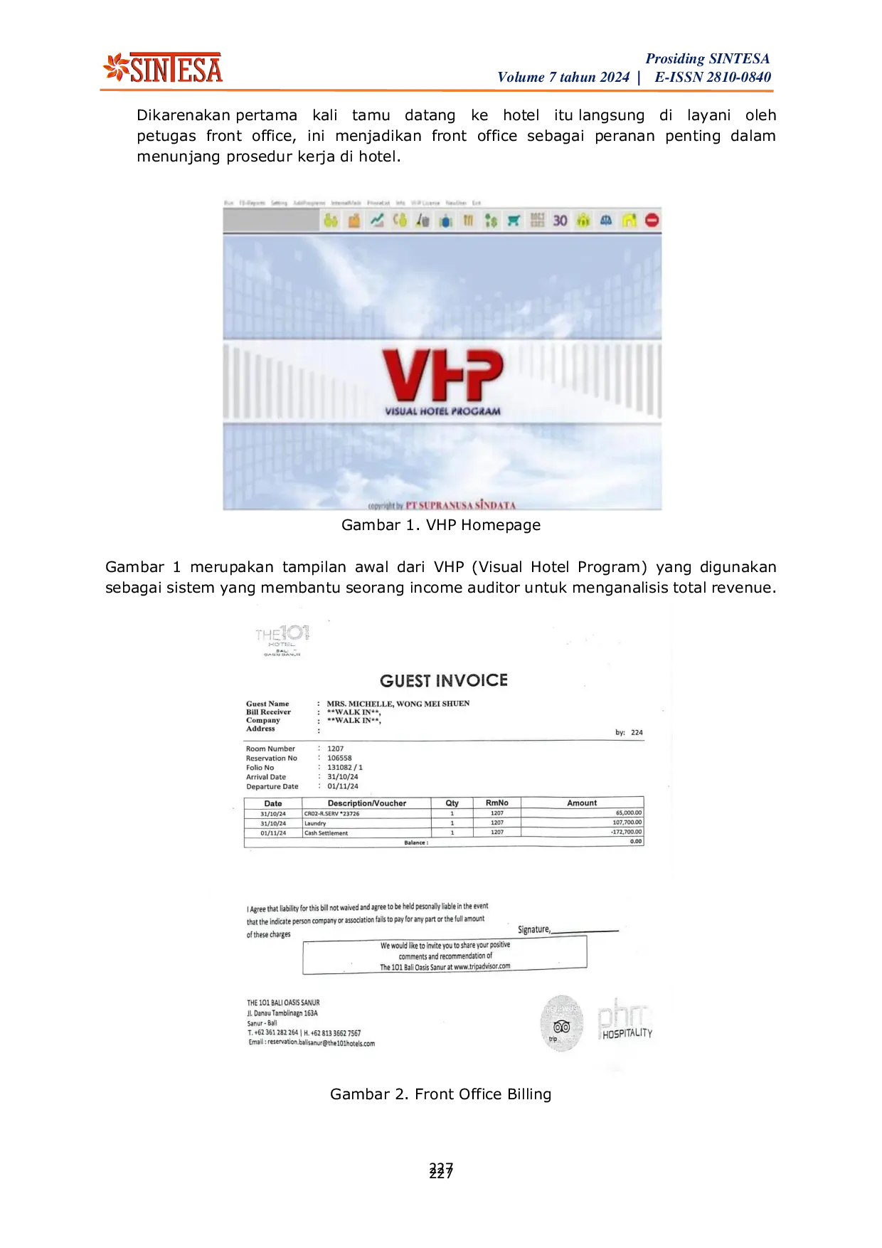 JURIS Analisis Peran Income Audit Pada Ketepatan Penyajian Revenue Di The 1O1 Bali Oasis Sanur