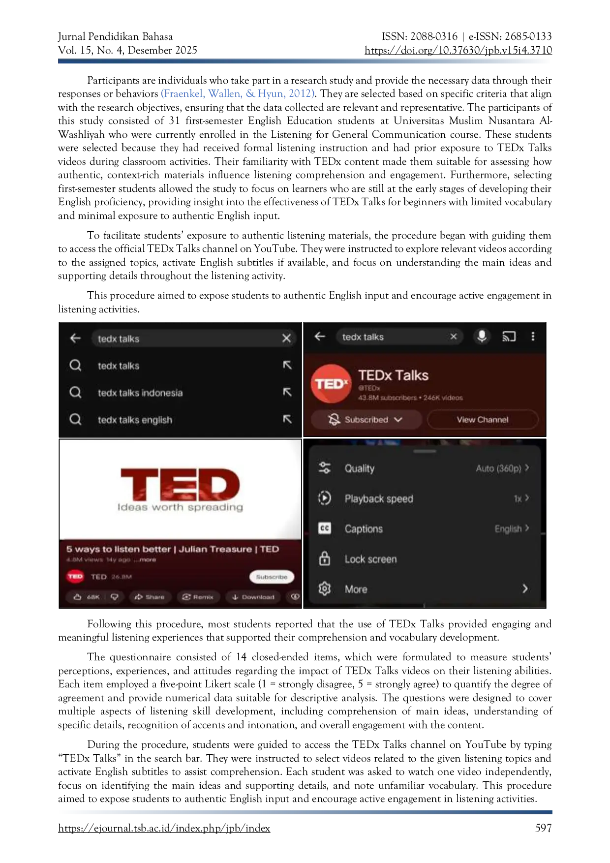 JURIS Enhancing Listening Ability with TEDx Talks