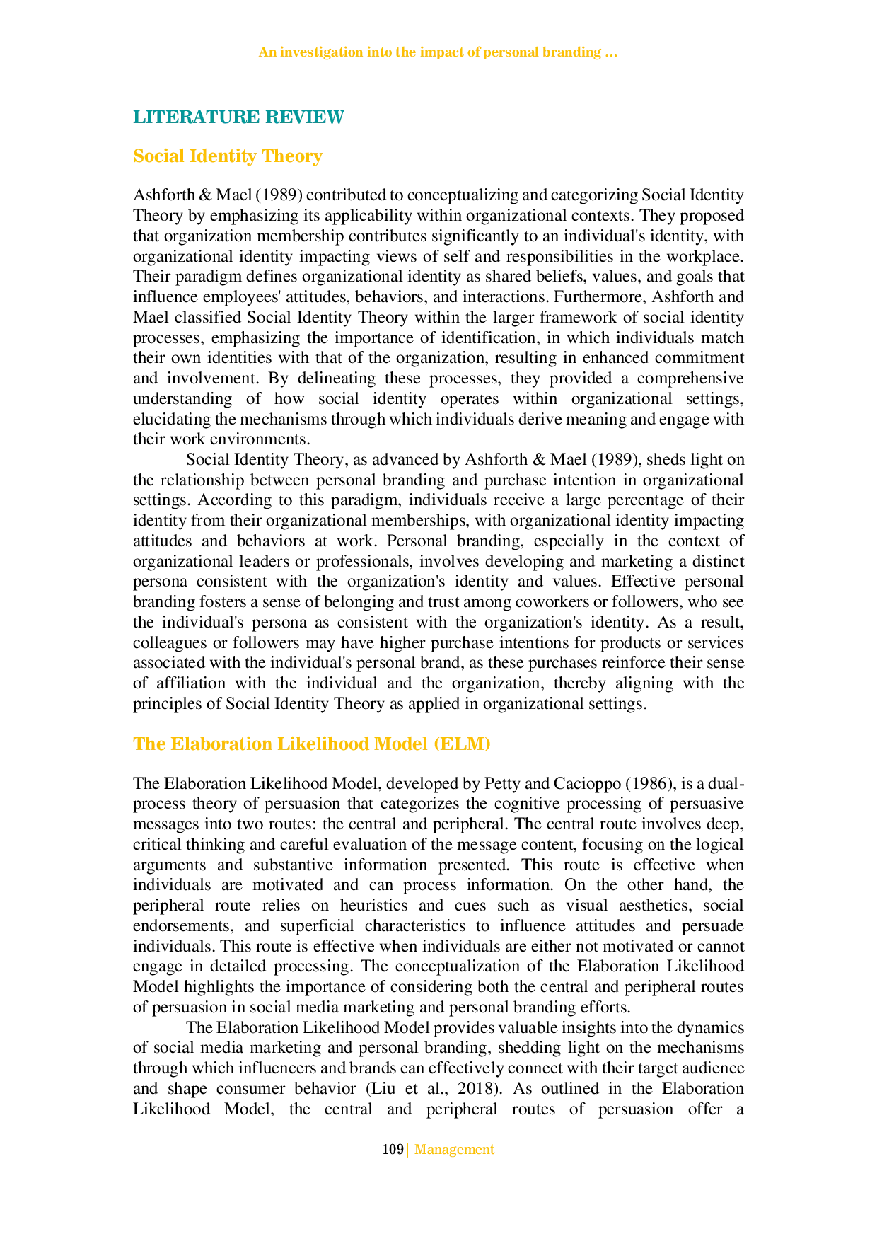 JURIS An investigation into the impact of personal branding and social media marketing on purchase intention among Tiktok Users in the Indonesia grilled sambal market of Jakarta