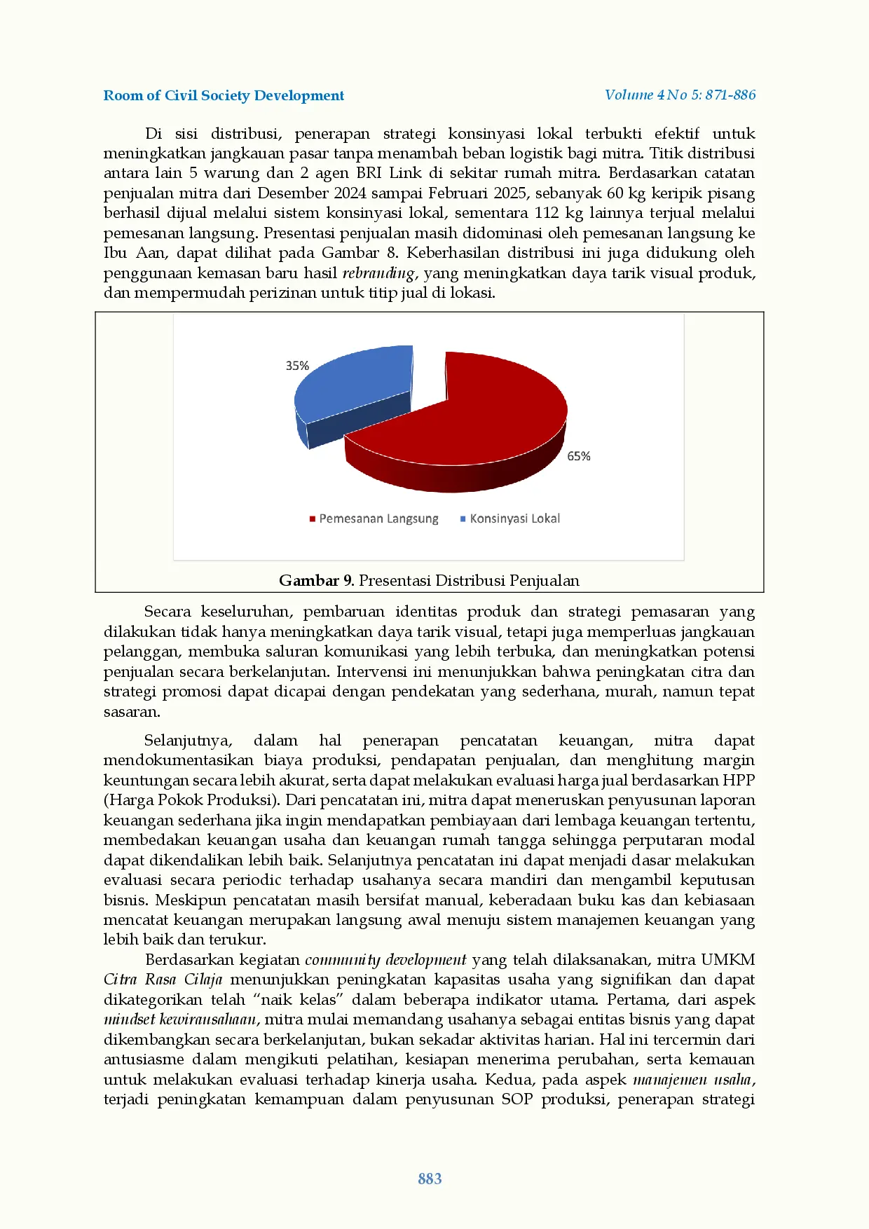juris Menuju UMKM Naik Kelas di Desa Cilaja Penguatan Produksi Branding dan Keuangan pada Usaha Citra Rasa Cilaja