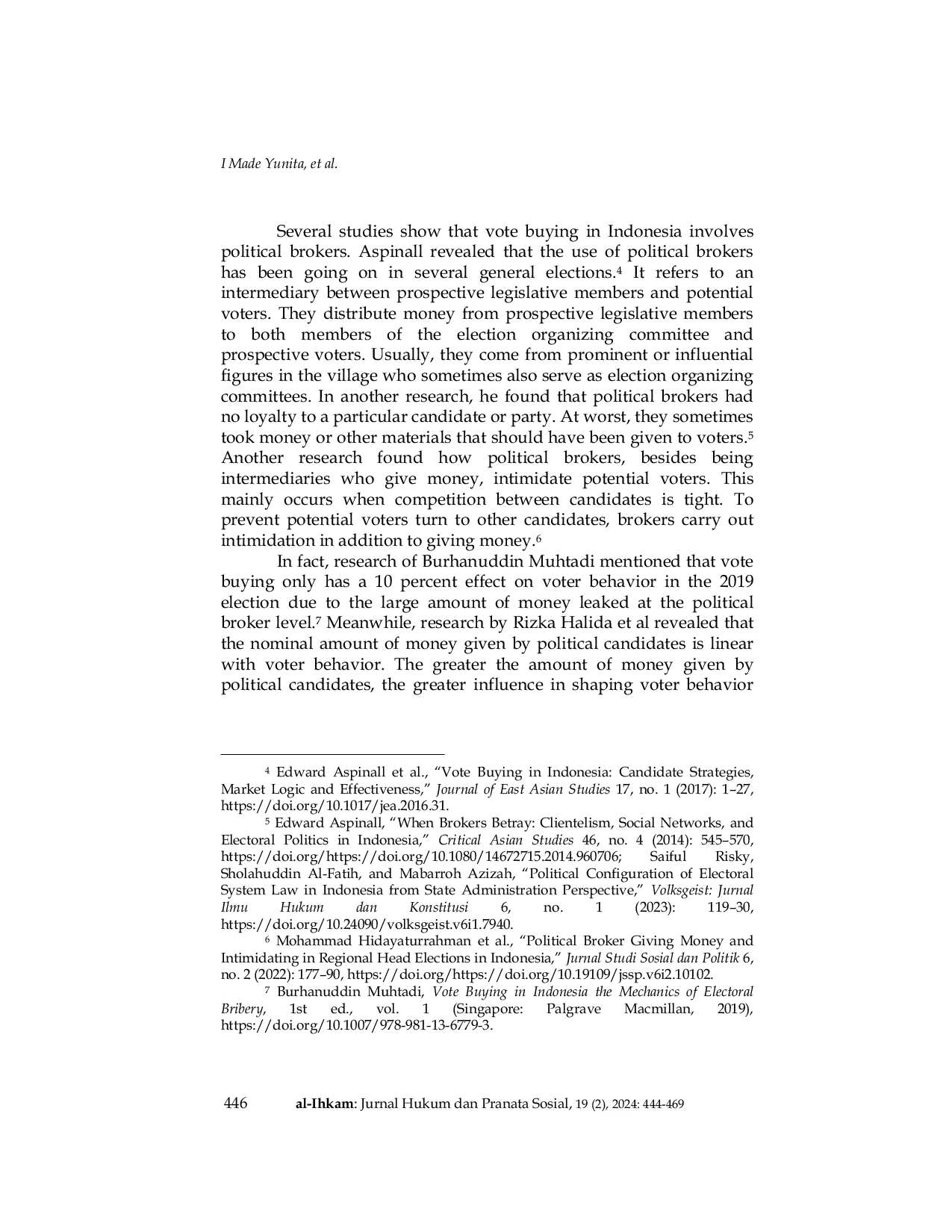 JURIS The Vote Buying among Madurese Muslim Islamic Law Standpoint