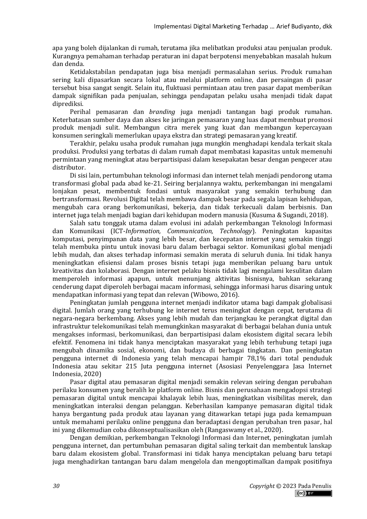 JURIS Implementasi Digital Marketing Terhadap Produk Rumahan Dengan Harga Bersaing