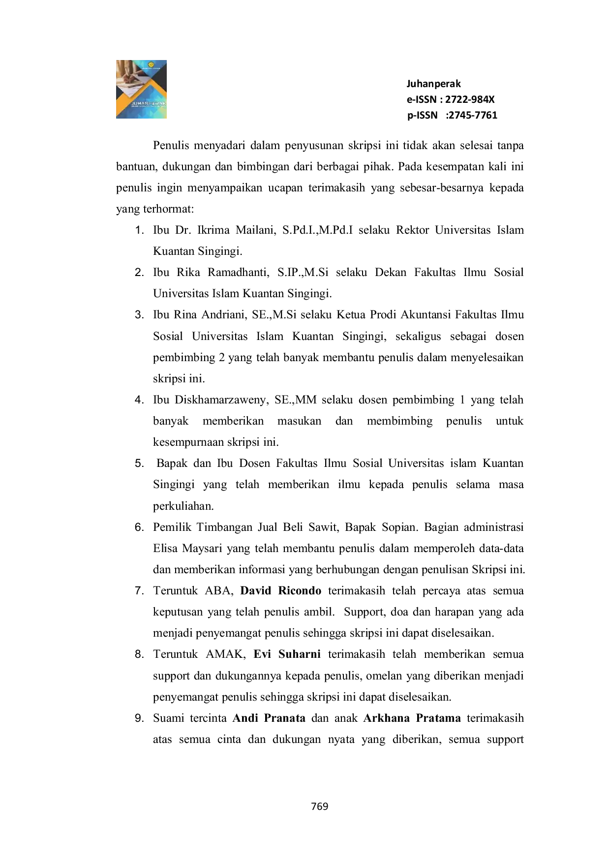 JURIS Analisis Penerapan Akuntansi Pada Usaha Mikro Studi Kasus Pada Timbangan Jual Beli Sawit Dusun Payung Sekaki Desa Jake