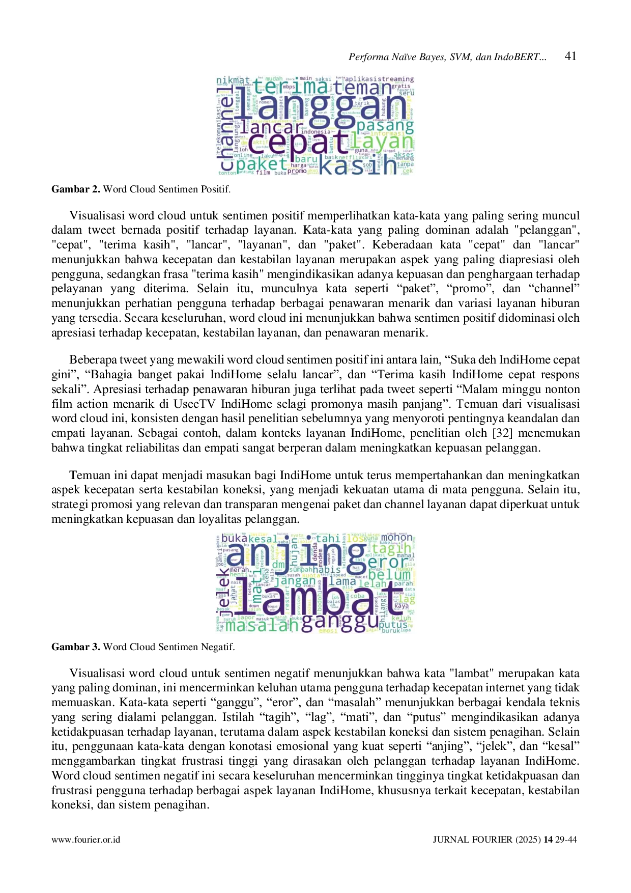JURIS Performa Na ve Bayes SVM dan IndoBERT pada Analisis Sentimen Twitter IndiHome dengan Strategi Penanganan Data Tidak Seimbang