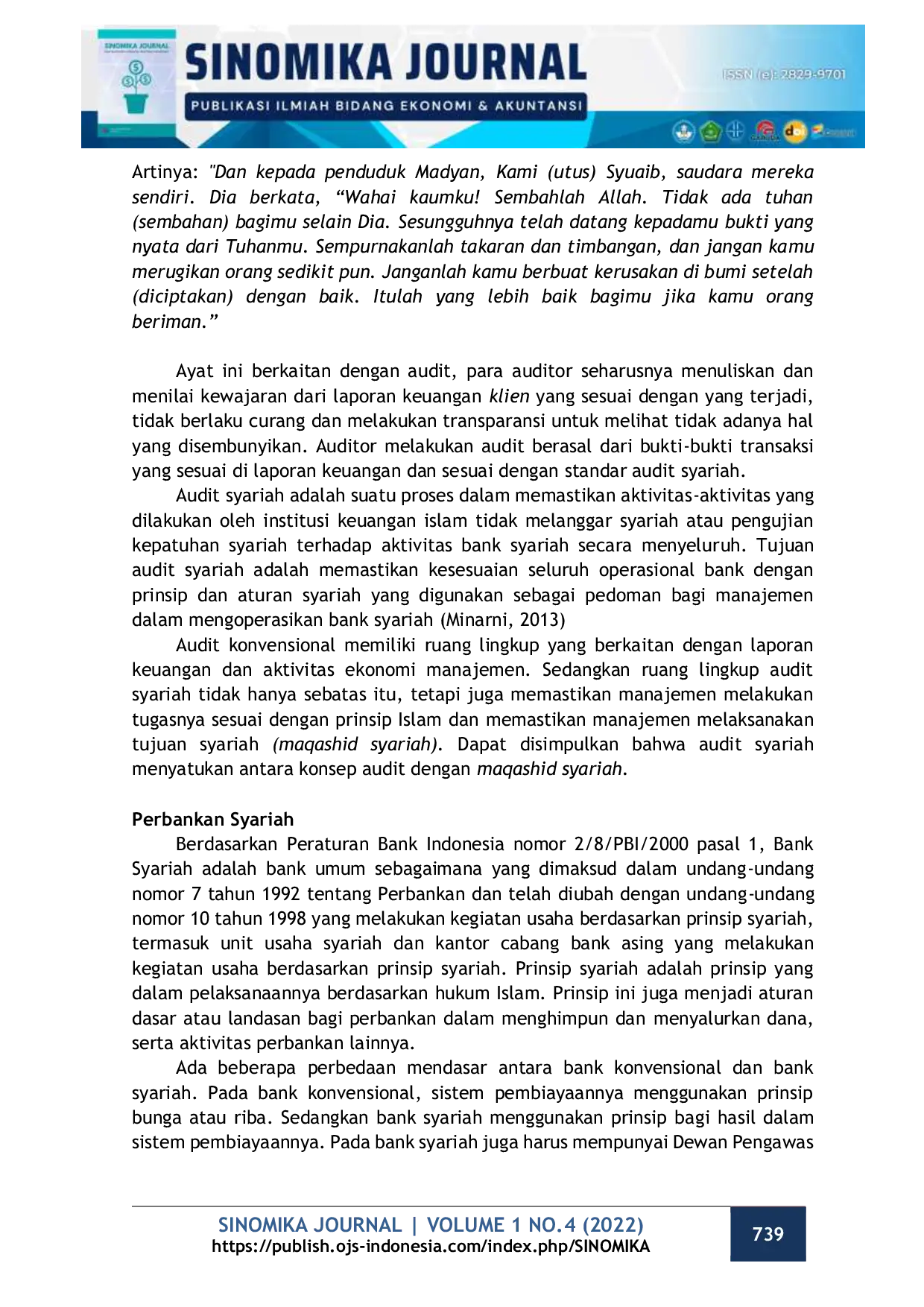 JURIS Studi Literatur Pelaksanaan Audit Syariah Pada Perbankan Syariah