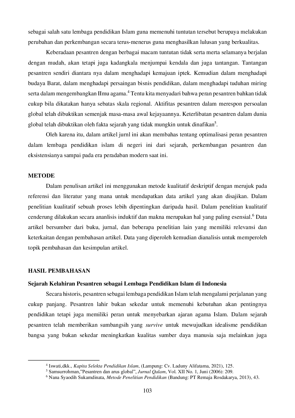 JURIS Optimalisasi Peran Pesantren dalam Lembaga Pendidikan Islam di Era Modern