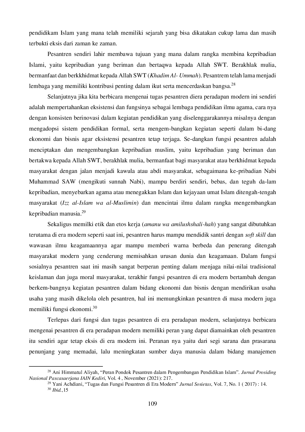 JURIS Optimalisasi Peran Pesantren dalam Lembaga Pendidikan Islam di Era Modern