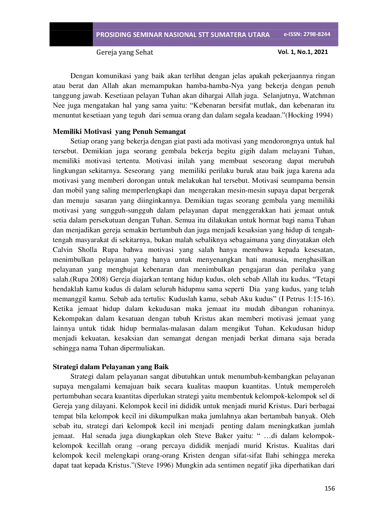 JURIS Menjadi Pelayan Tuhan yang Sesungguhnya