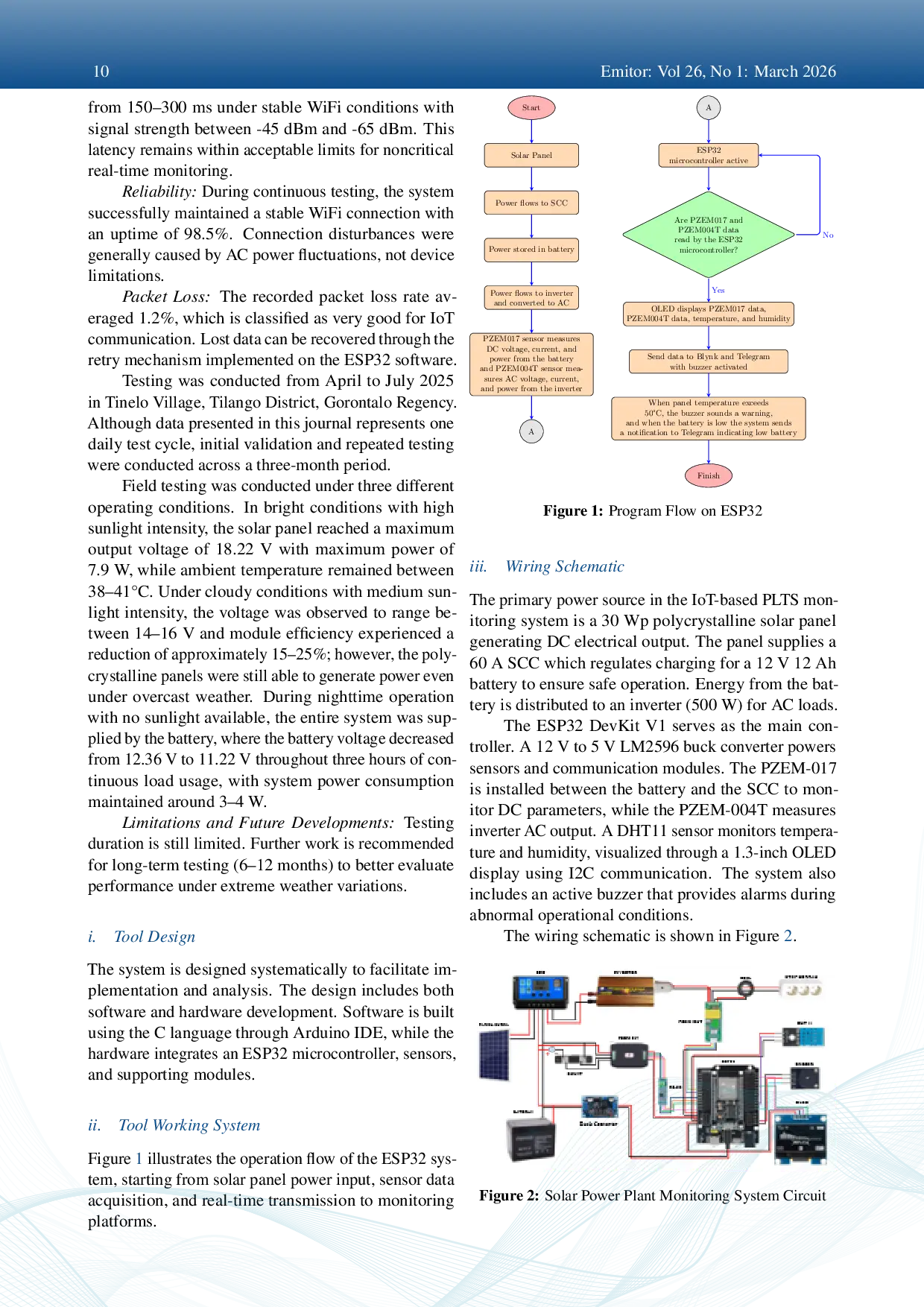 JURIS Solar Power Plant PLTS Power Monitoring System Based on the Internet of Things IoT Using the Blynk and Telegram Platforms