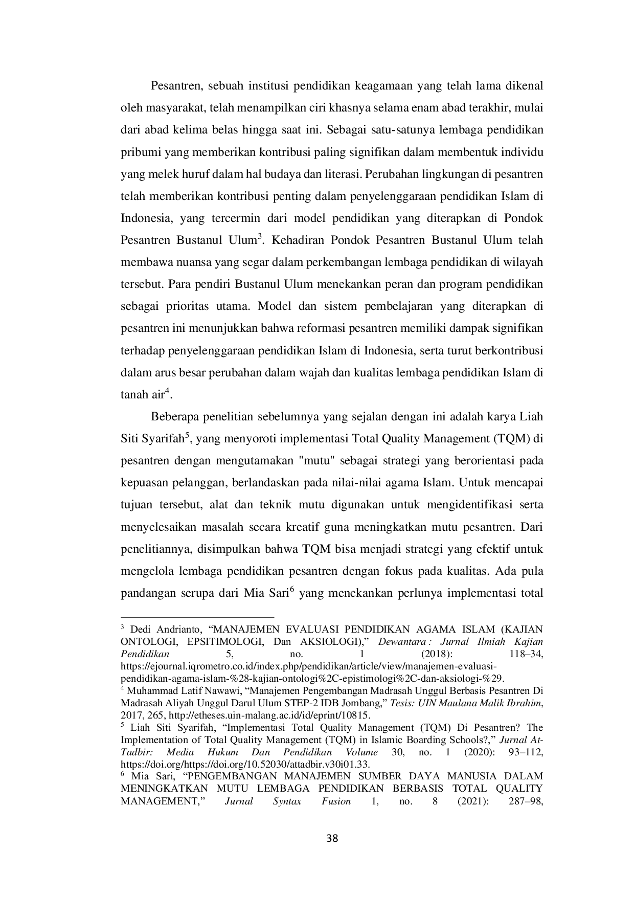 JURIS Implementasi Manajemen Pendidikan Berbasis Total Quality Manajemen