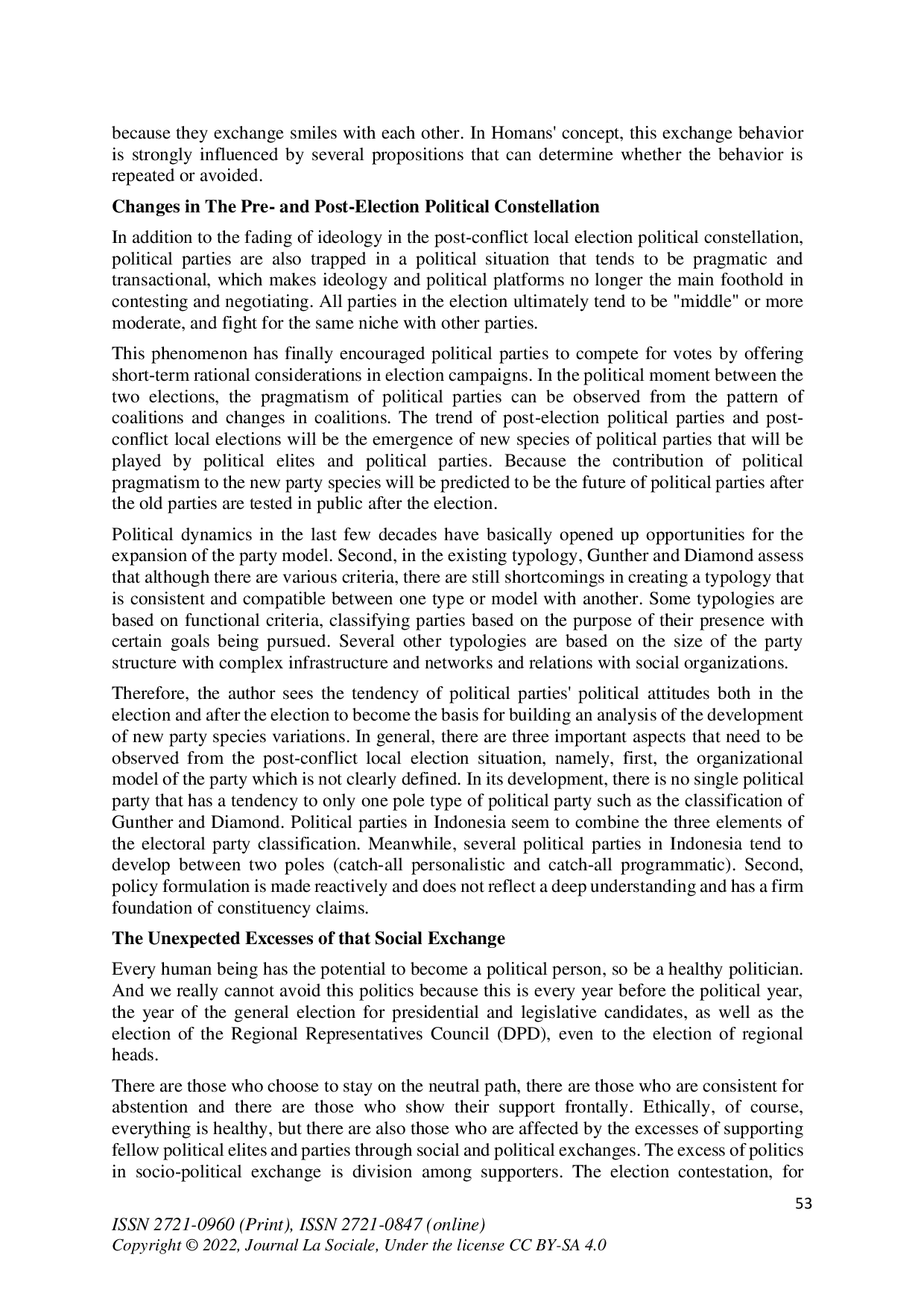 juris Sociological Implications of Social Exchange in Regional Head Elections in Gorontalo Province