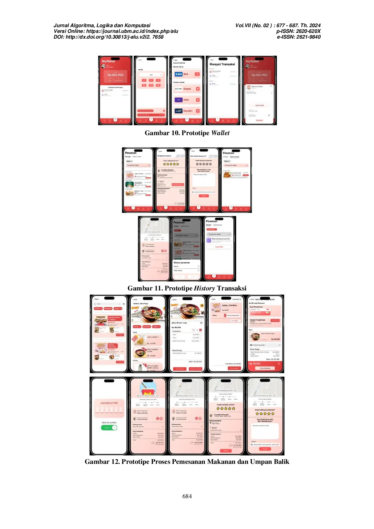 JURIS Peran Interaksi Manusia Komputer Dalam Evaluasi Antarmuka Aplikasi Pemesanan Makanan Online Melalui System Usability Scale