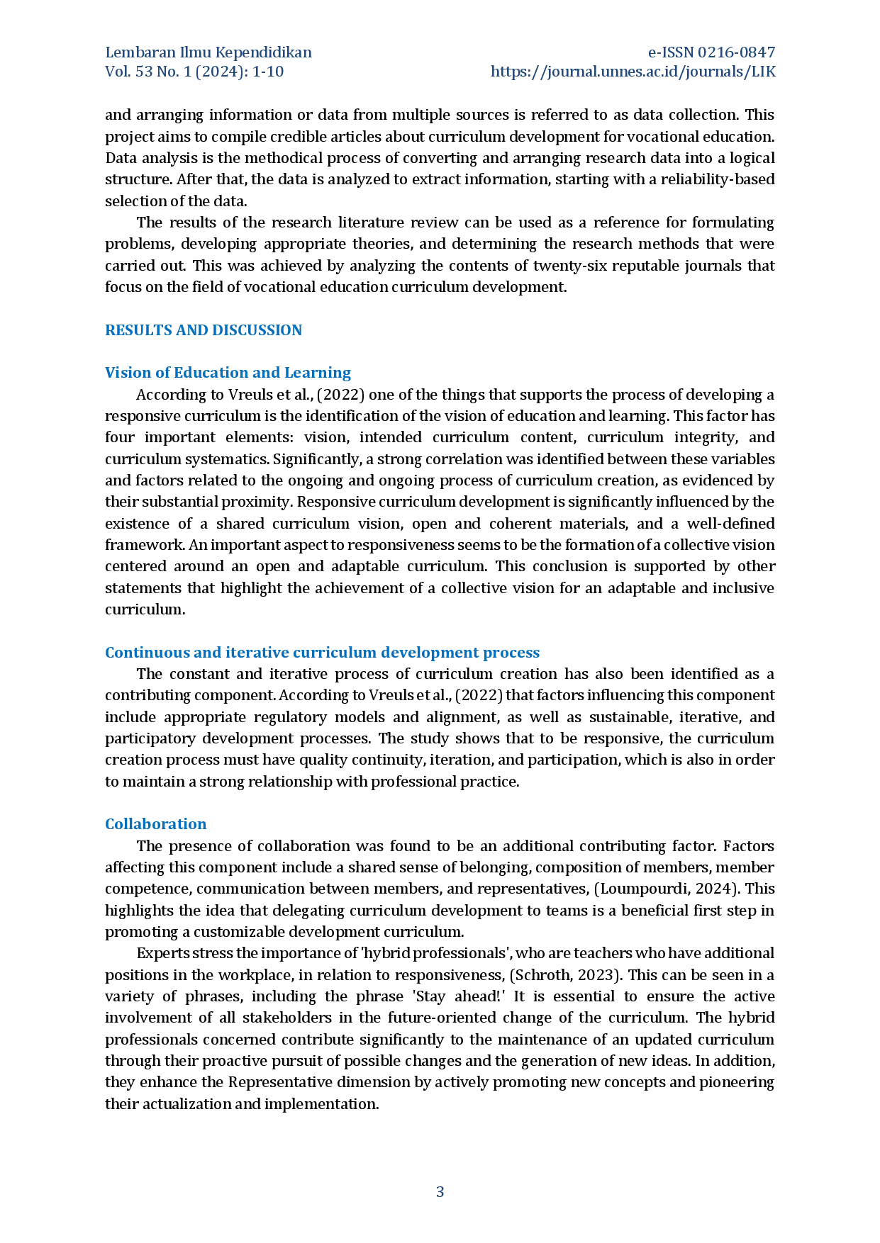juris Factors that Make it Easy to Overcome Obstacles to Curriculum Development in Vocational Institutions