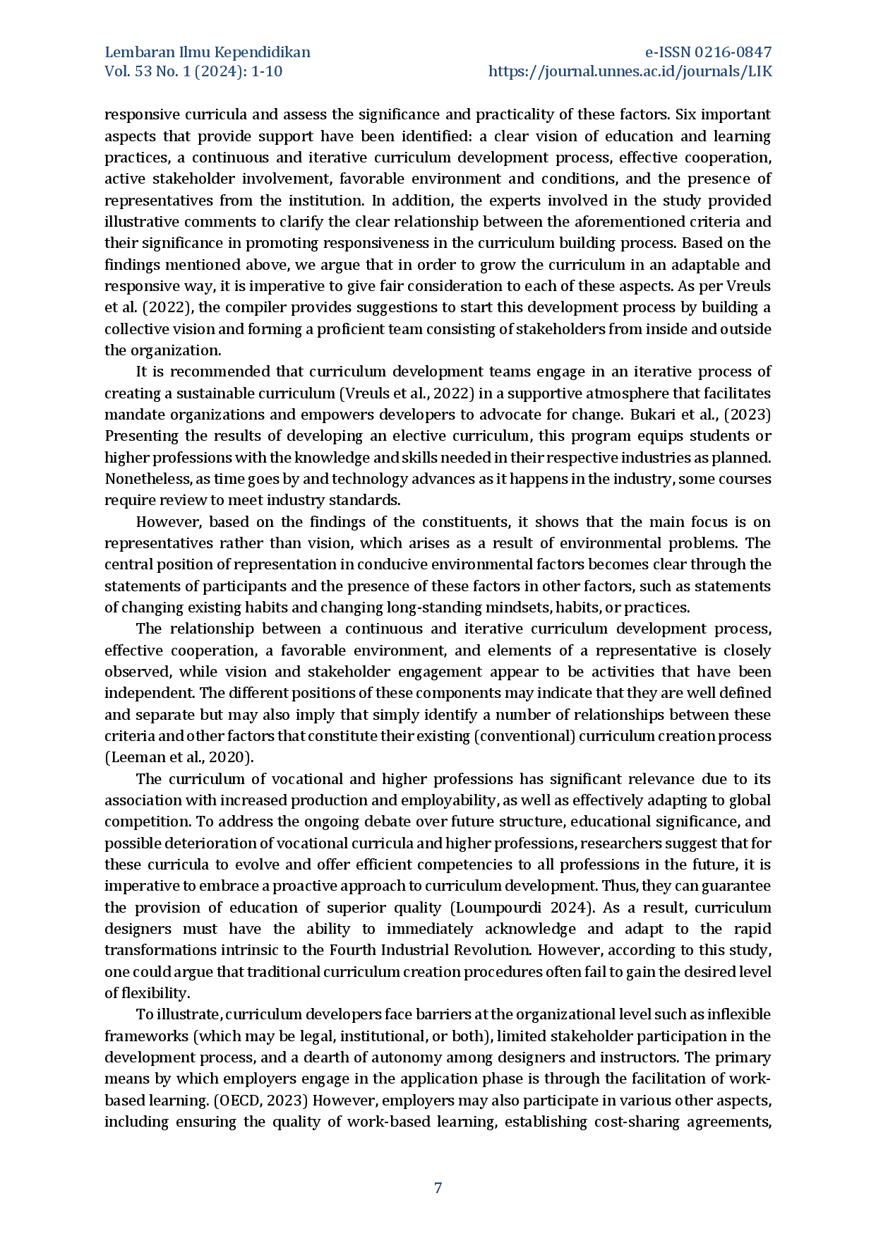 juris Factors that Make it Easy to Overcome Obstacles to Curriculum Development in Vocational Institutions