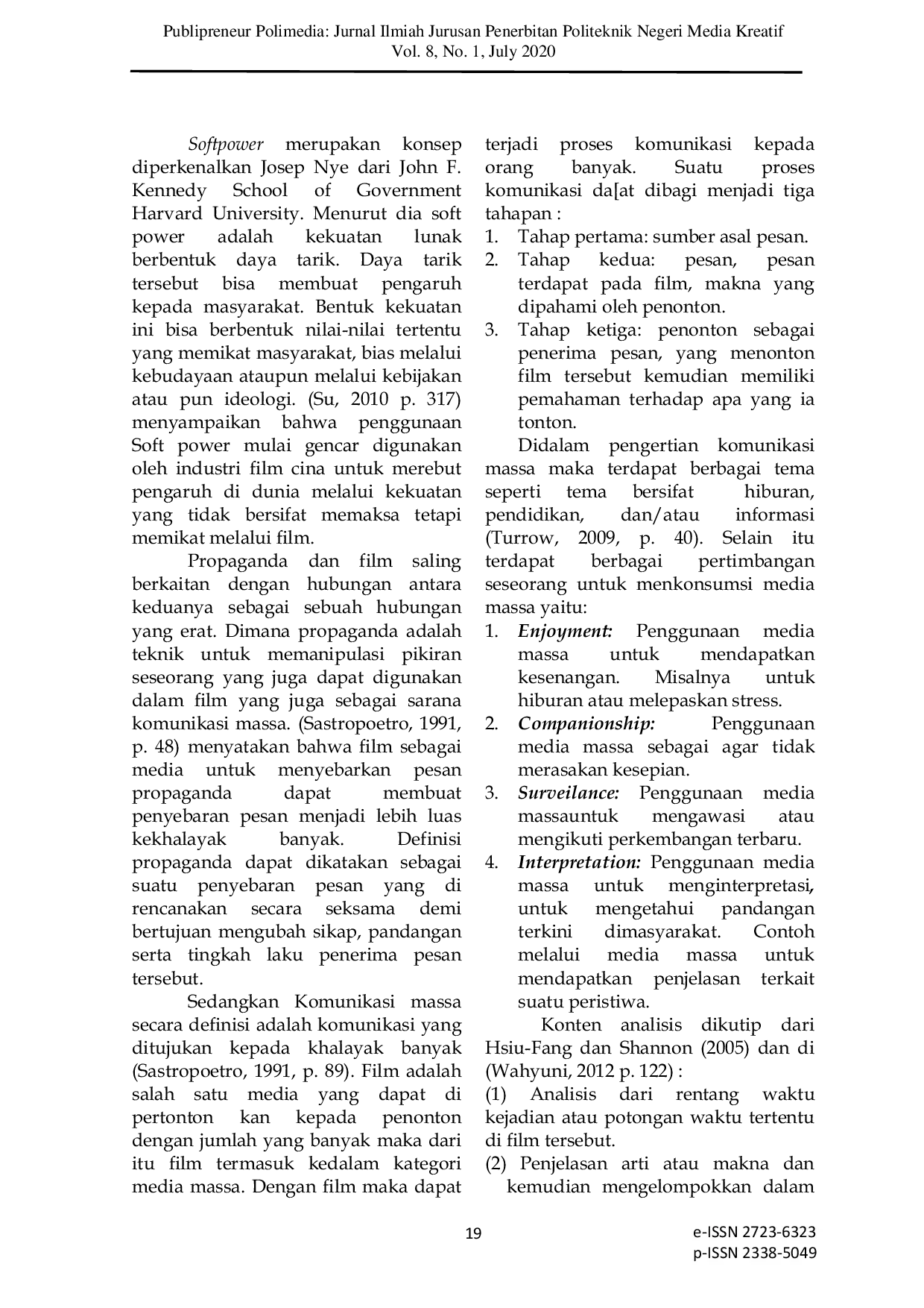 JURIS Analisa Konten Film Bertema Aksi Terorisme Menggunakan Analisa Film untuk Mendukung Pertahanan Negara Film 22 Menit