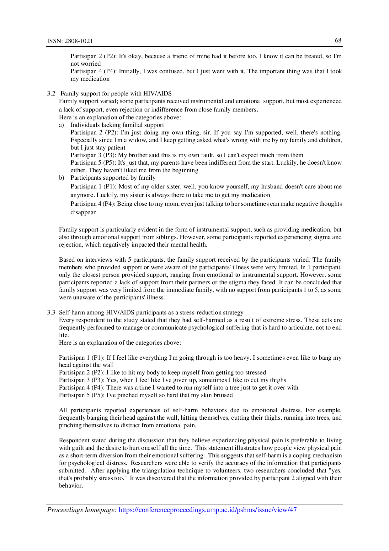 JURIS The Impact of Shocking Diagnoses and Limited Support A Qualitative Study in HIV Patients