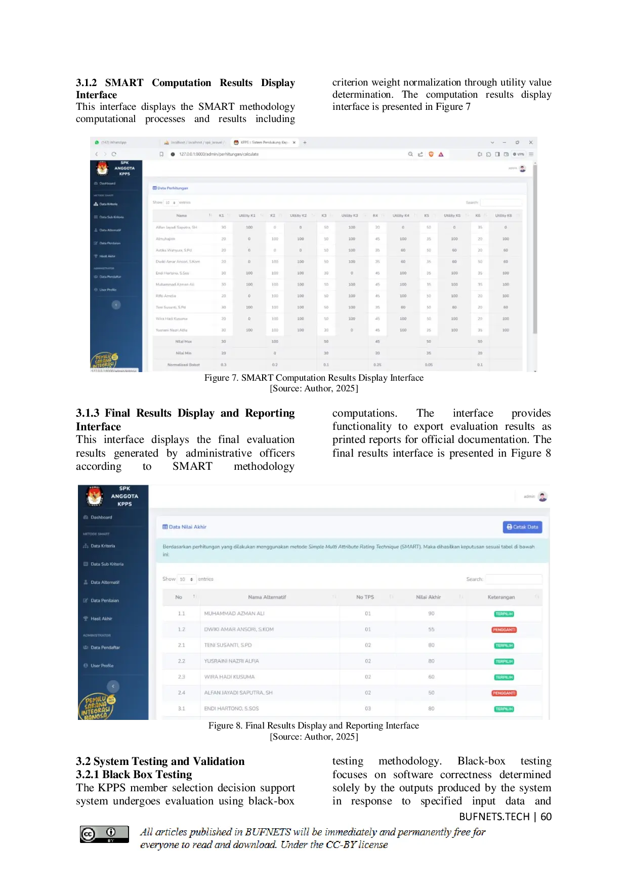 JURIS Web Based Decision Support System for Kpps Member Selection Using Smart Method