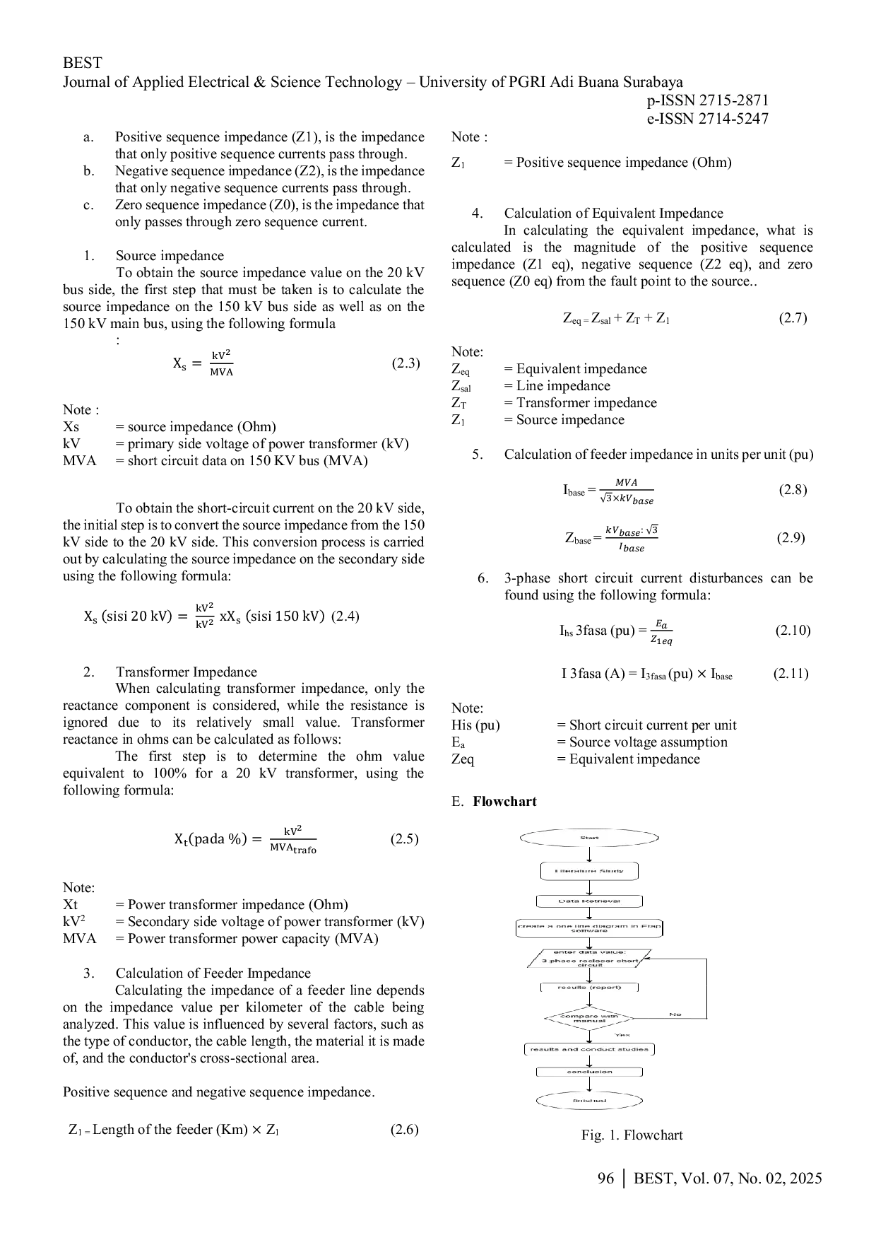JURIS Short Circuit Current Analysis and Recloser Coordination in 20 kV Distribution Network Using Manual Calculation and ETAP Software Simulation