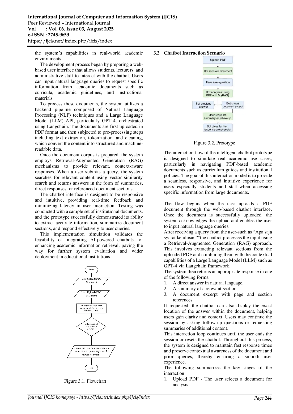 JURIS Smart Chatbot Design to Support PDF Document Analysis at Politeknik Indonusa Surakarta