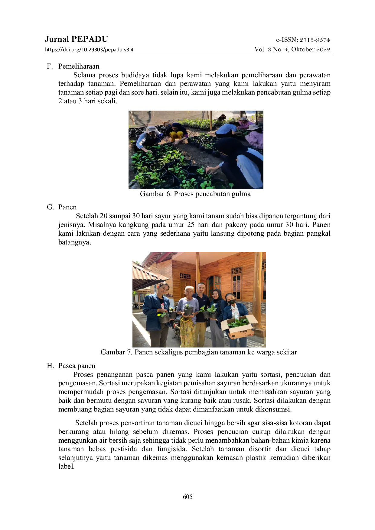 JURIS Pemanfaatan Greenhouse Sederhana Bale Loloan Berbasis Daur Ulang Untuk Mendukung Kemandirian Pangan