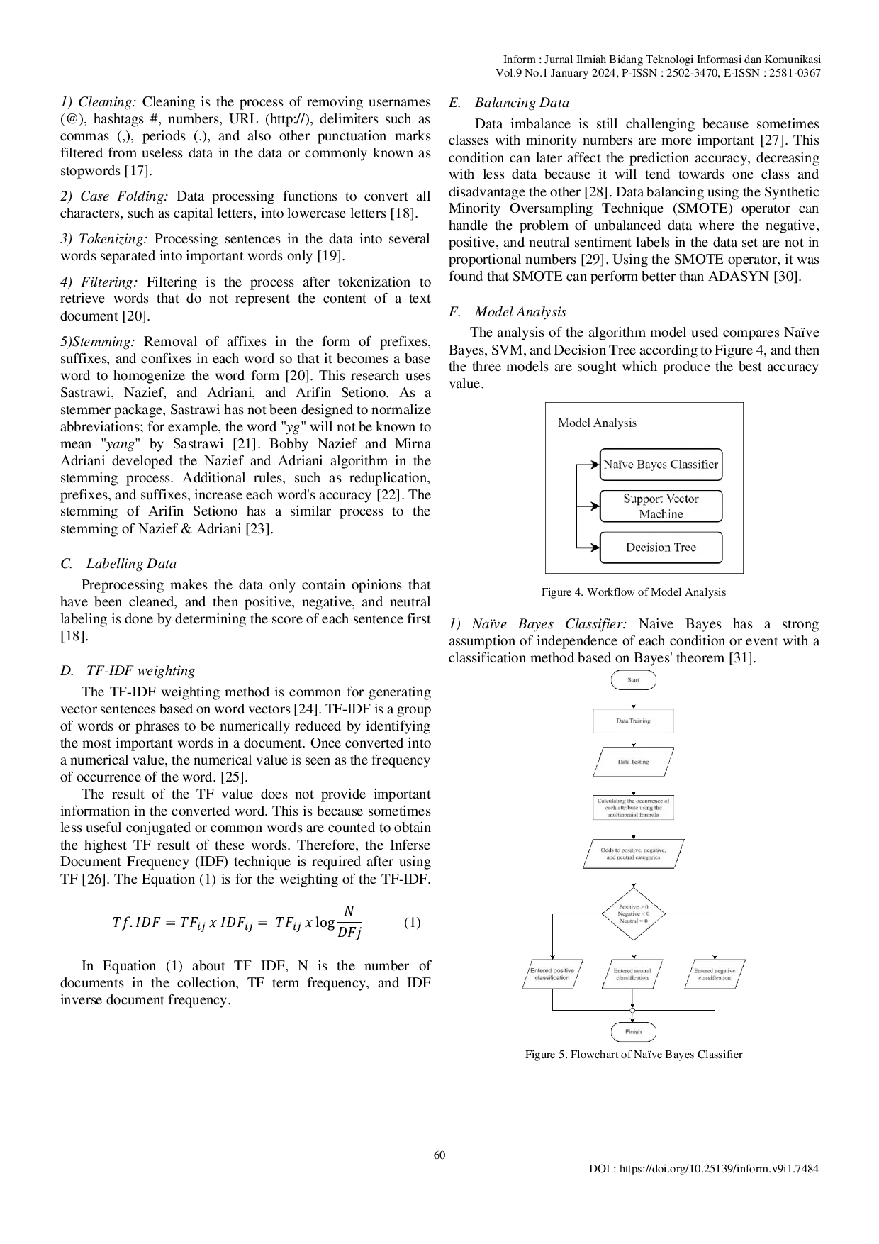 JURIS Sentiment Analysis on the Impact of MBKM on Student Organizations Using Supervised Learning with Smote to Handle Data Imbalance