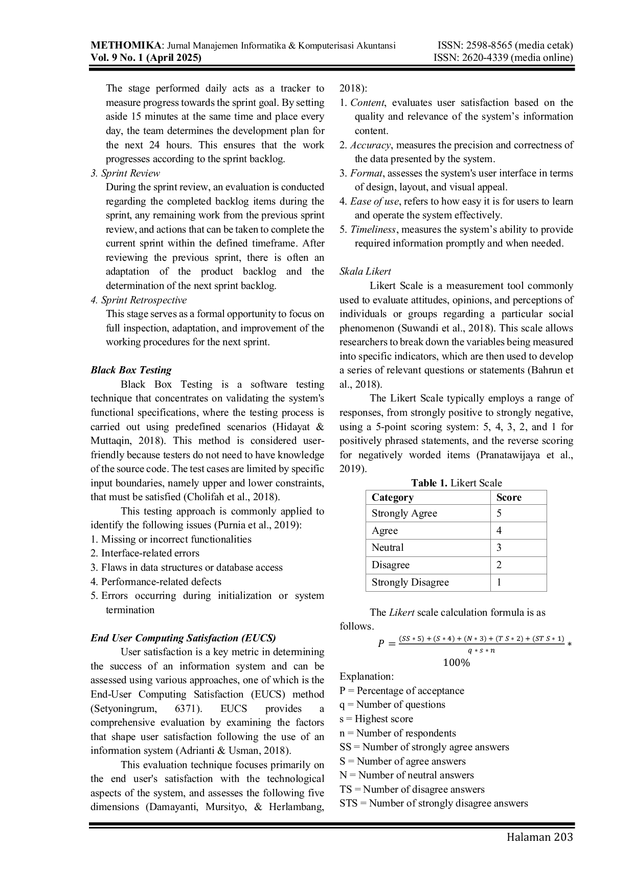 JURIS Implementation of Scrum Method in ERP Based Employee Performance Evaluation System