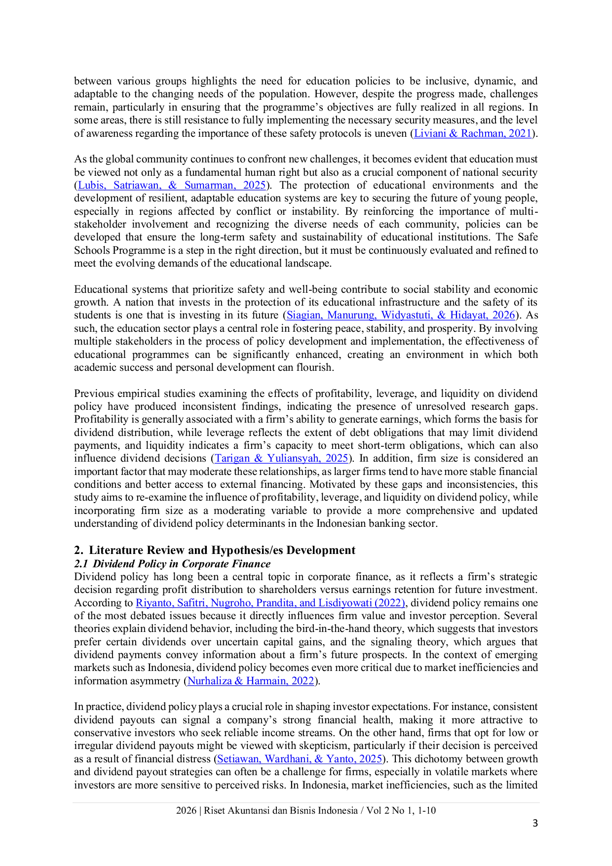 JURIS The Influence of Financial Ratios on Dividend Policy in Banking Companies with Firm Size as a Moderating Variable