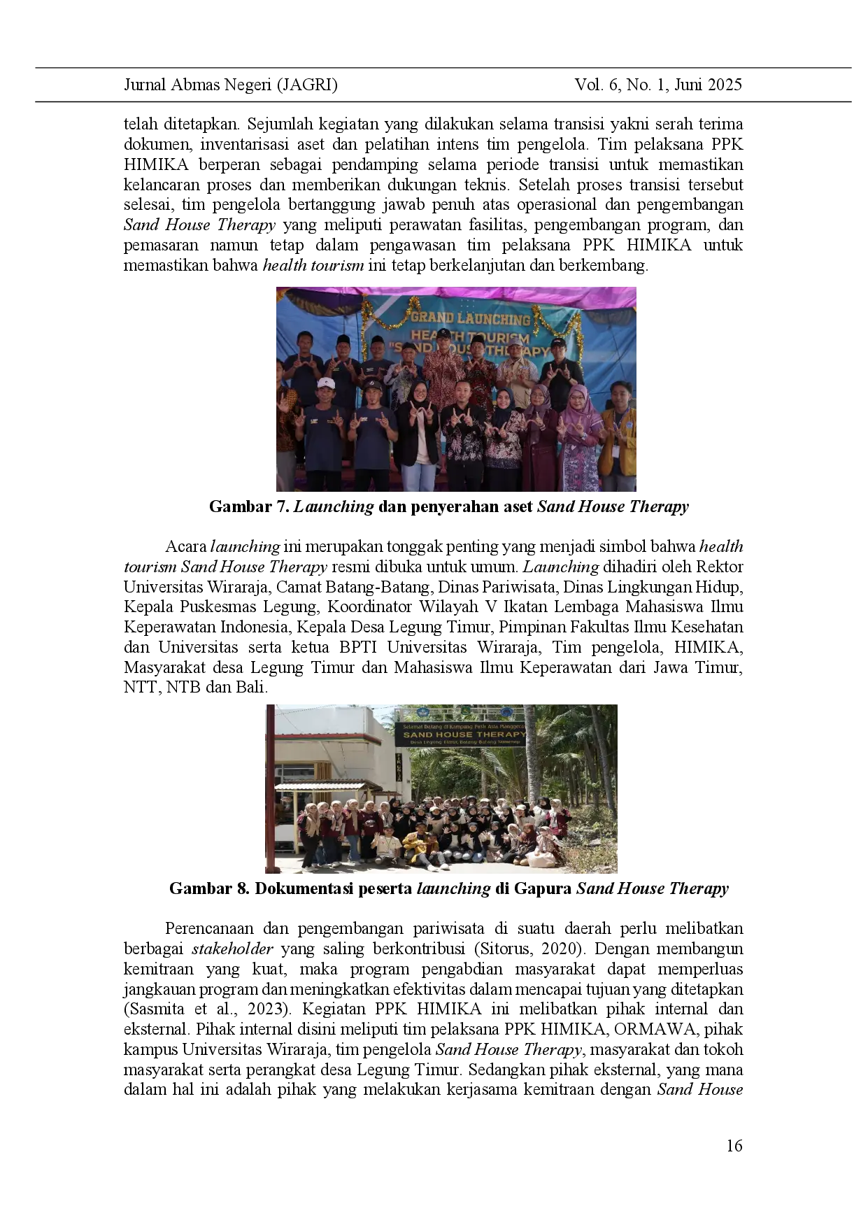 juris Sand House Therapy Health Tourism Innovation Based on Local Wisdom through the Utilization of Sand Mattresses in Sumenep Regency