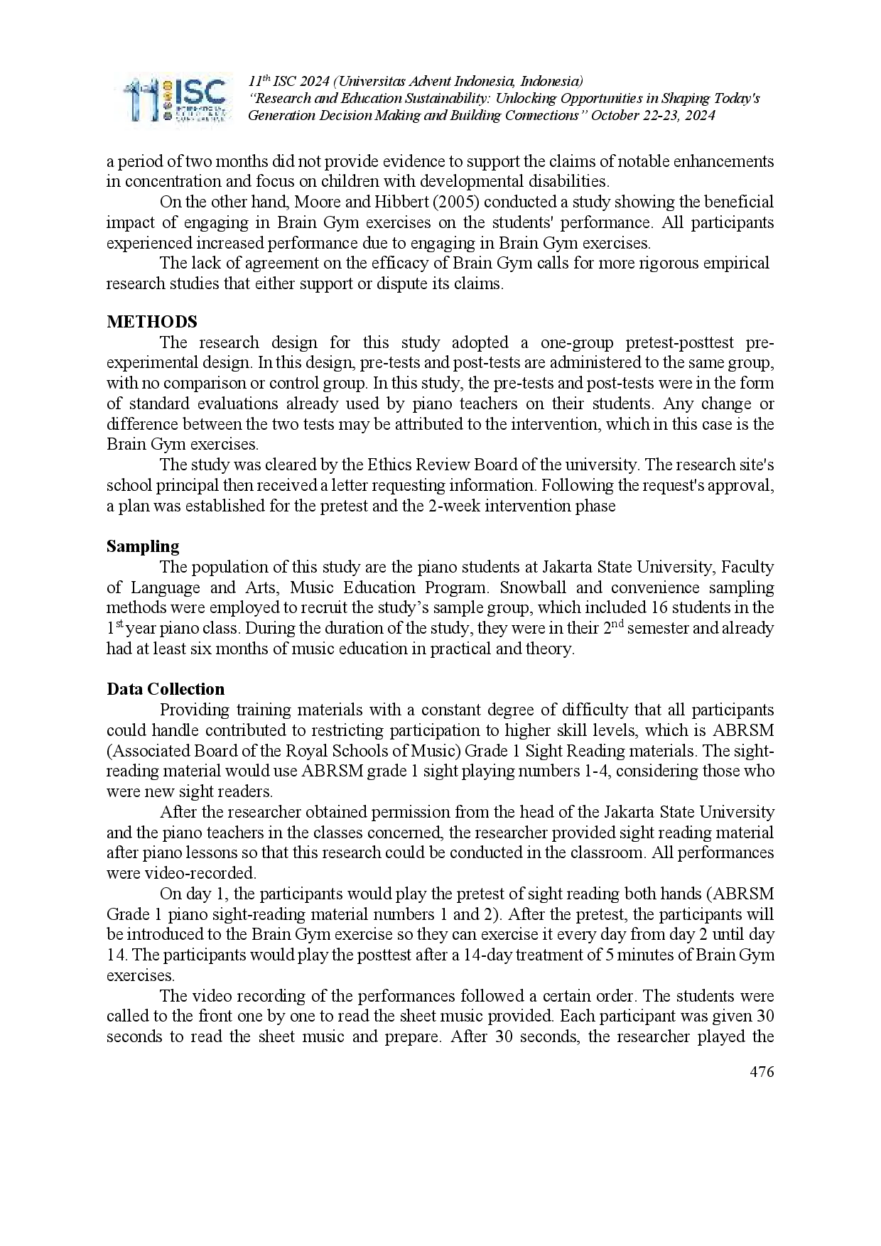 juris Effects Of Brain Gym For Sight Reading In Piano Learning