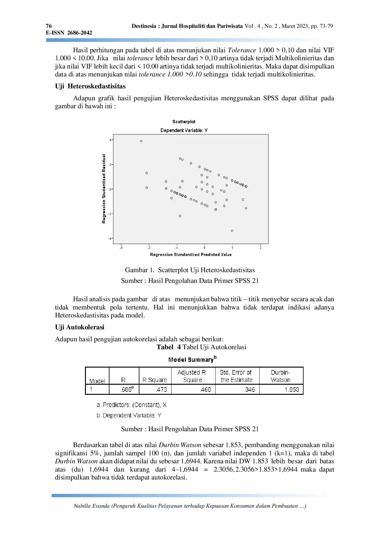 JURIS Pengaruh Kualitas Pelayanan terhadap Kepuasan Konsumen dalam Pembuatan Paspor di Kantor Imigrasi Kelas II Non TPI Tempat Pemeriksaan Imigrasi Depok