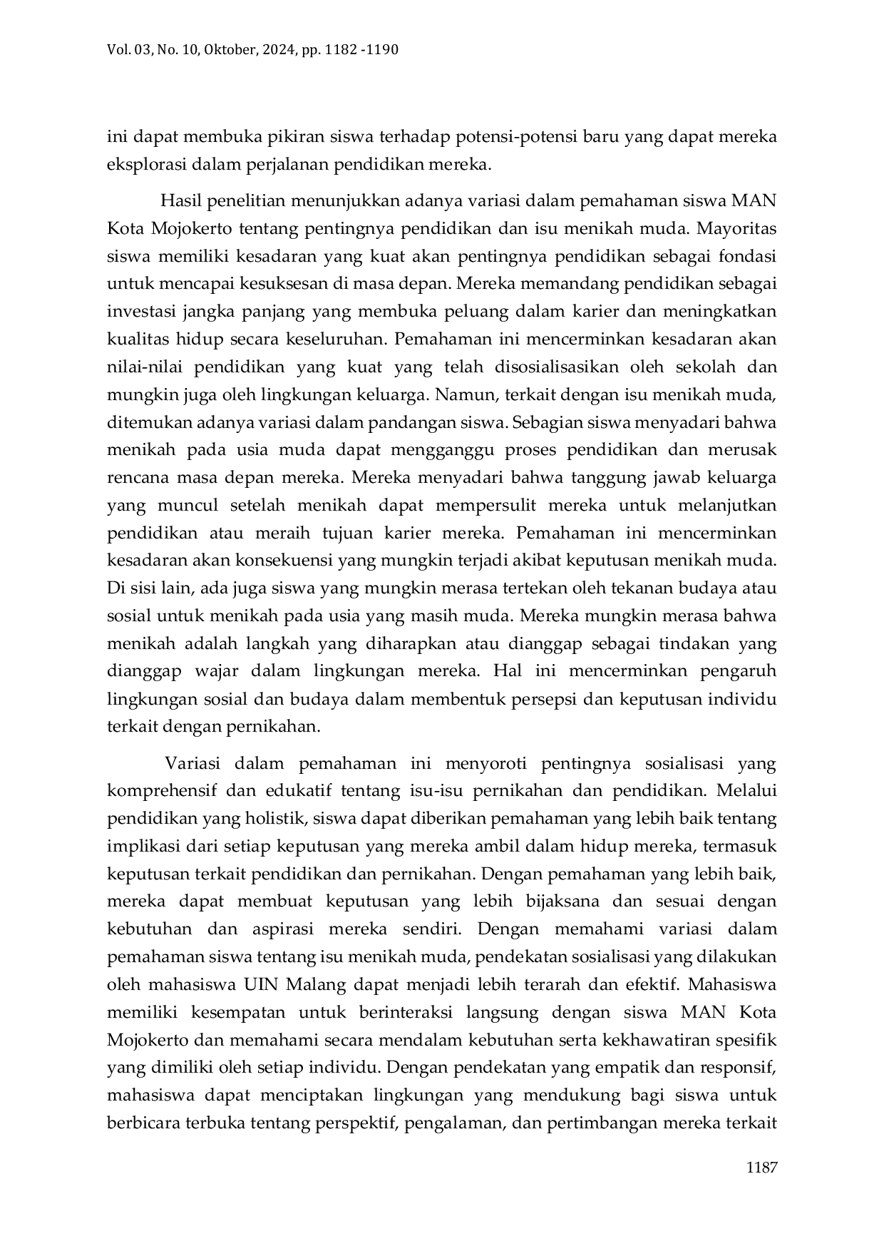 JURIS Sosialisasi Pentingnya Pendidikan dan Dampak Menikah Muda Pada Masa 5 0