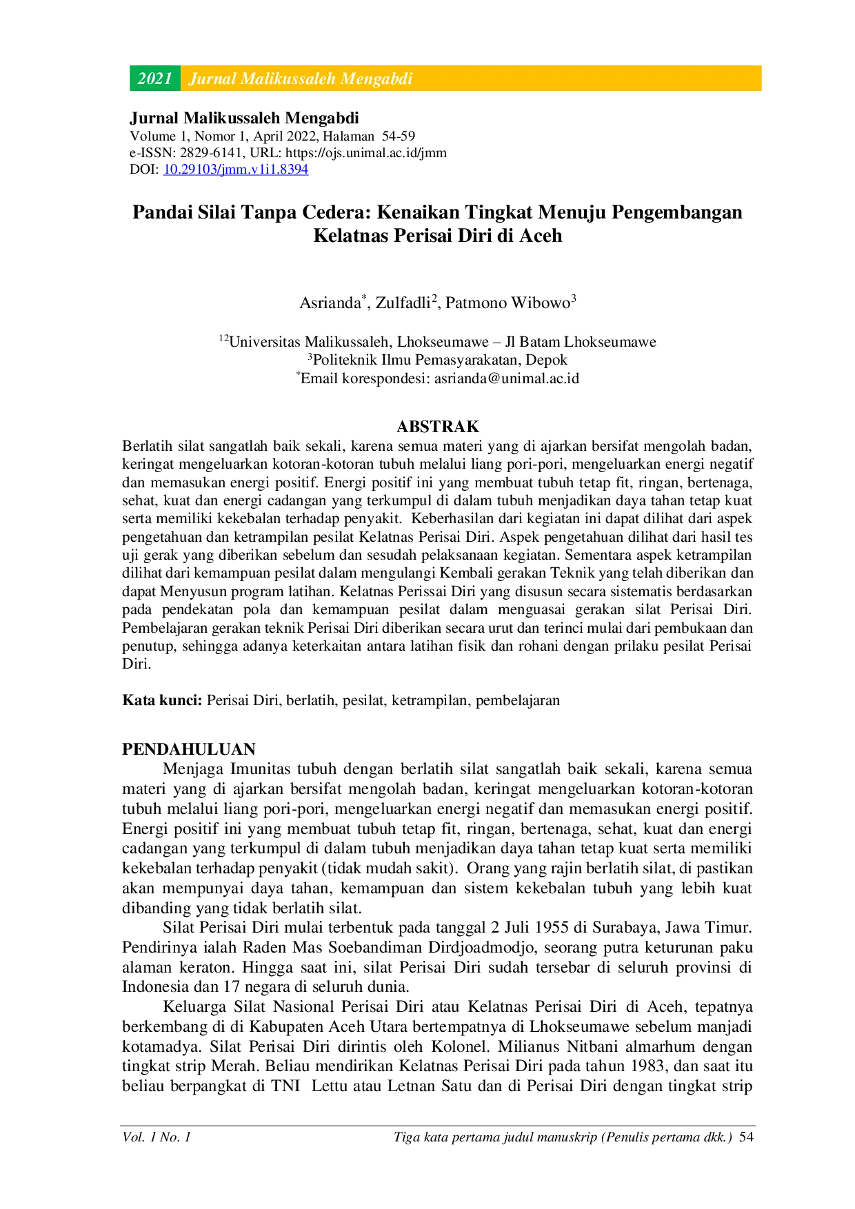 JURIS Pandai Silat Tanpa Cedera Kenaikan Tingkat Menuju Pengembangan Kelatnas Perisai Diri di Aceh