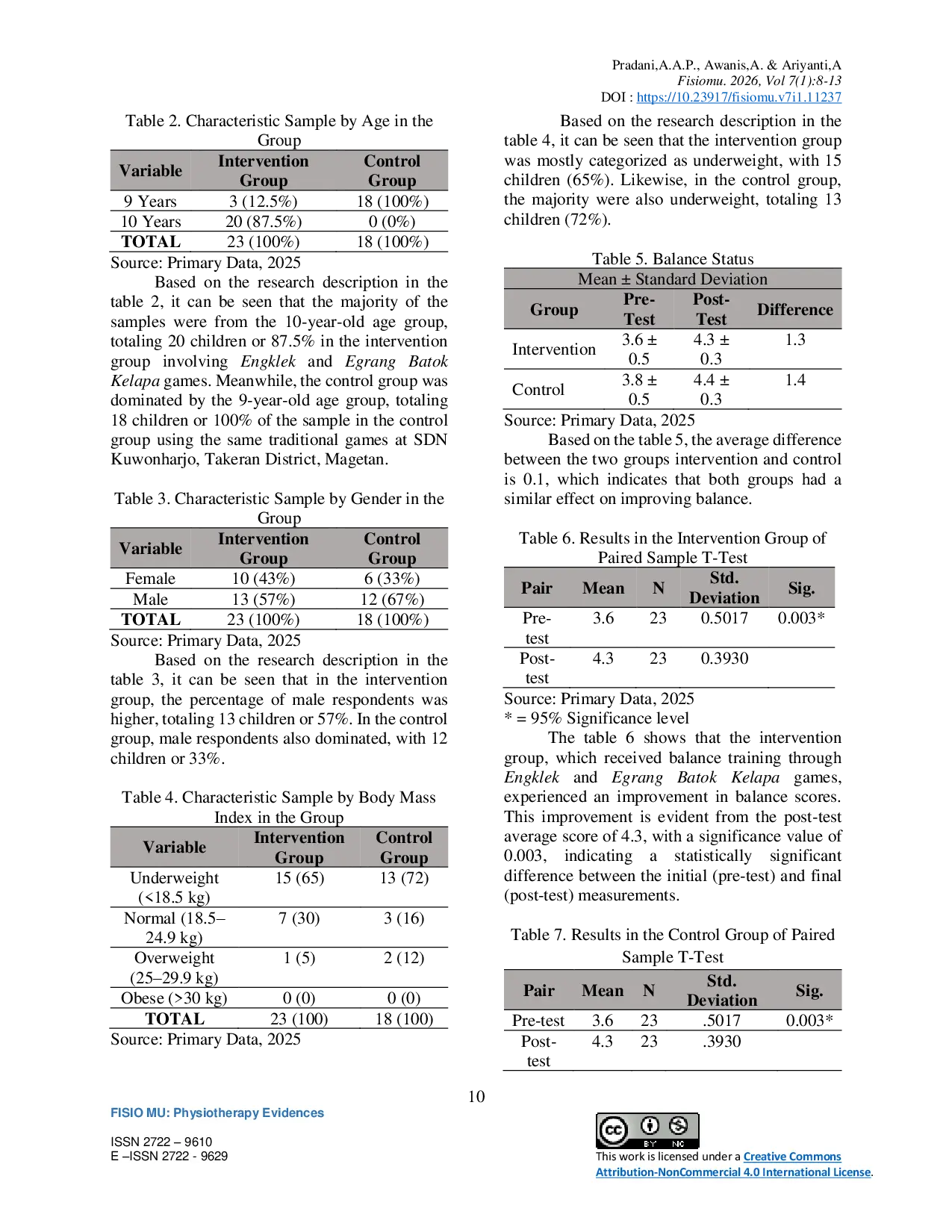 JURIS The Effects Of Engklek And Egrang Batok Games On Dynamic Balance In Children Aged 9 10