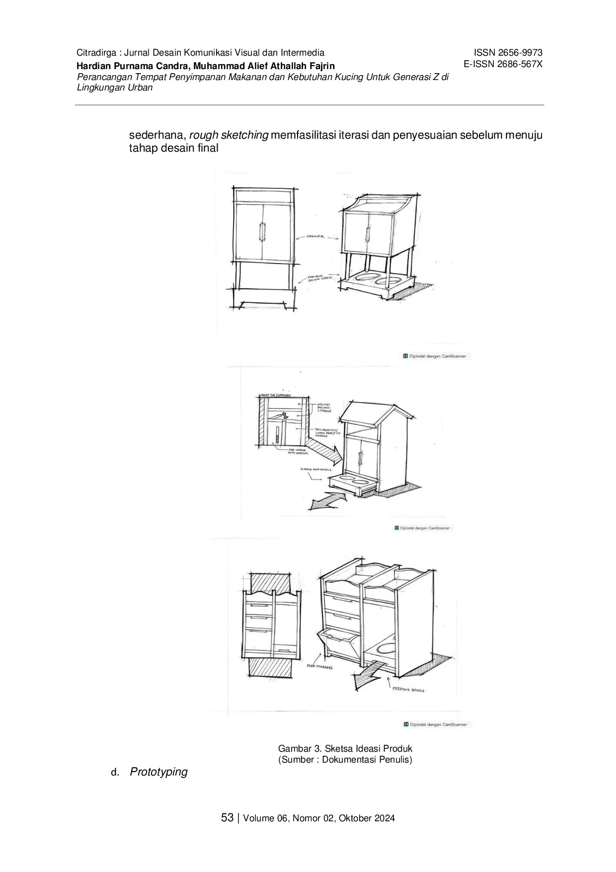 JURIS Perancangan Tempat Penyimpanan Makanan dan Kebutuhan Kucing untuk Generasi Z di Lingkungan Urban