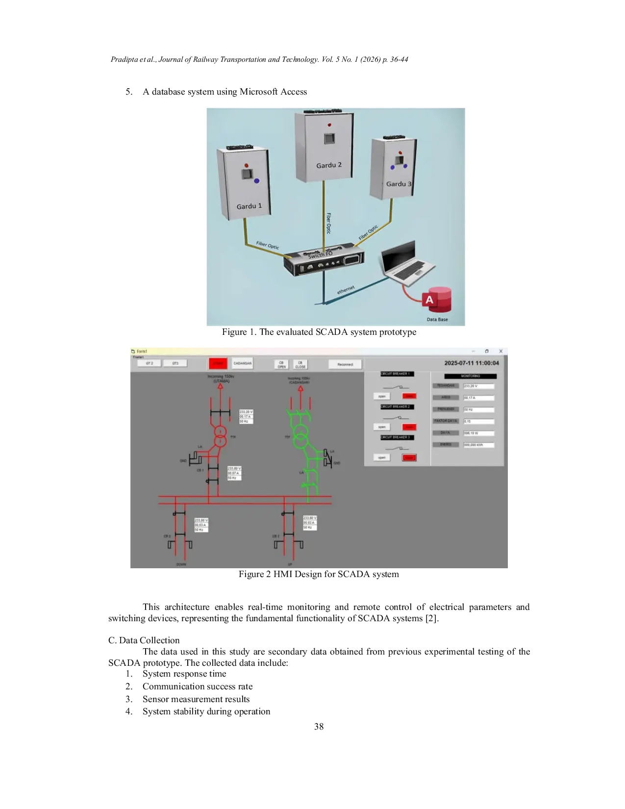 JURIS Feasibility Evaluation of a Microcontroller Based SCADA Prototype as an Operational Traction Substation Monitoring System