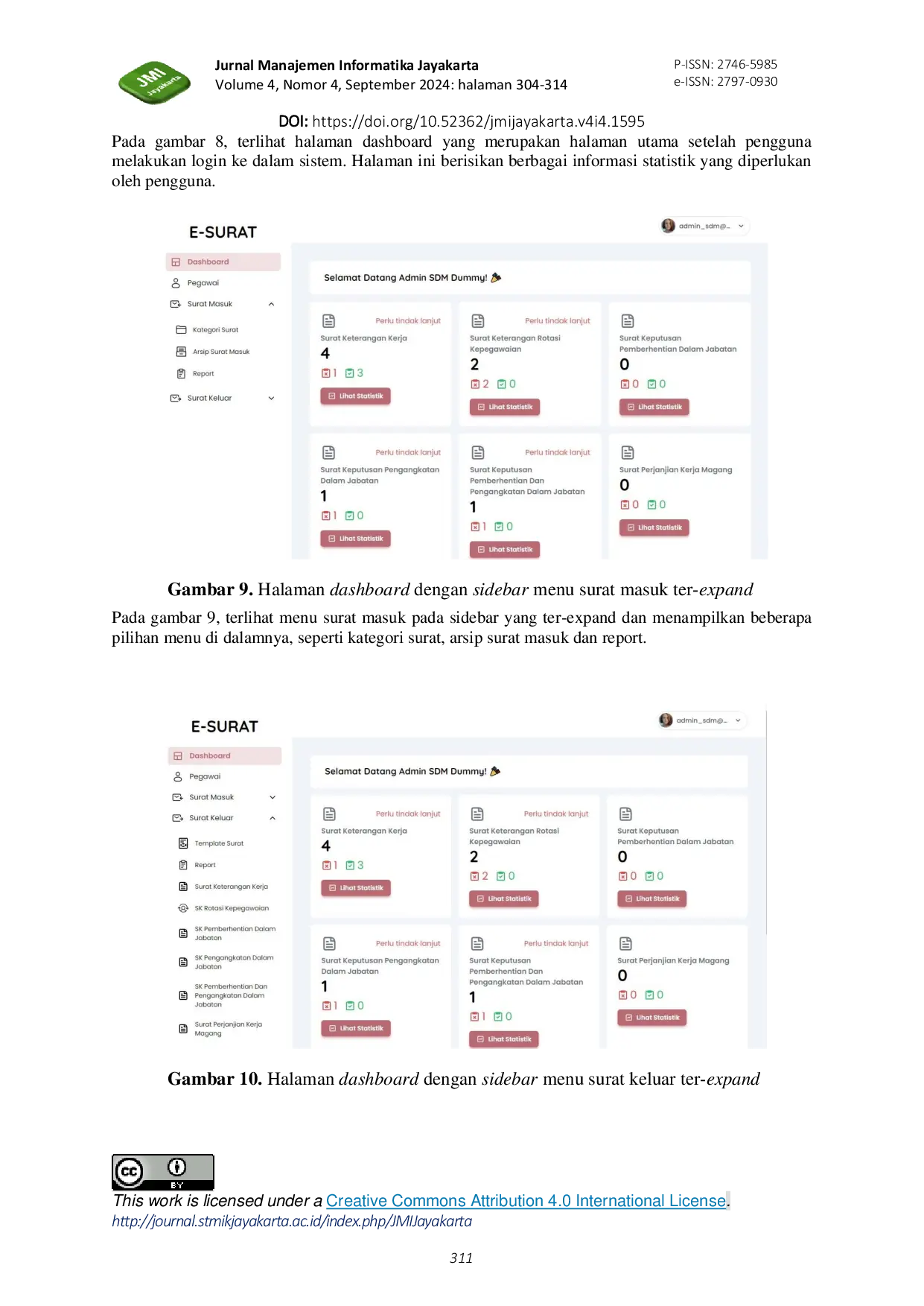 JURIS Forward Engineering Pada Aplikasi E Surat Studi Kasus Pt Xyz