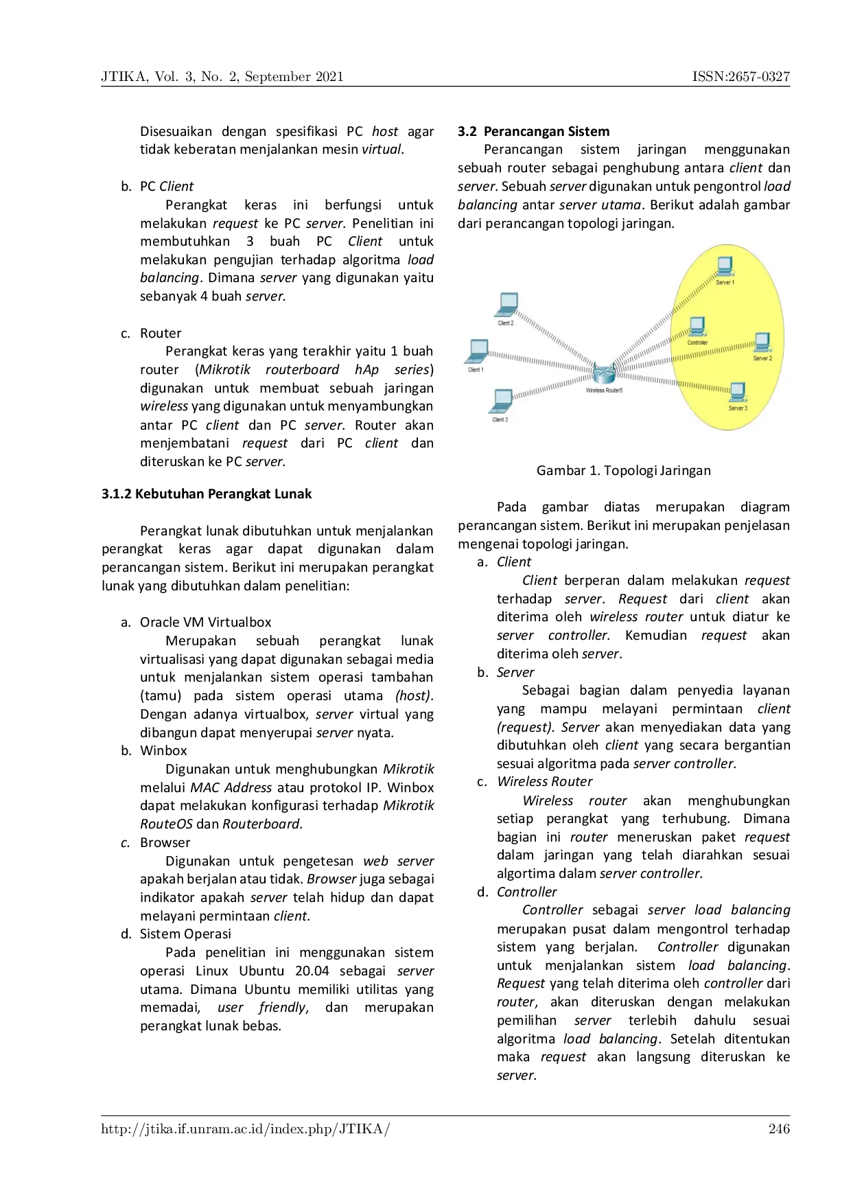 JURIS Analisa Implementasi Load Balancing Round Robin dan Least Connection pada Web Server Studi Kasus PT UCC